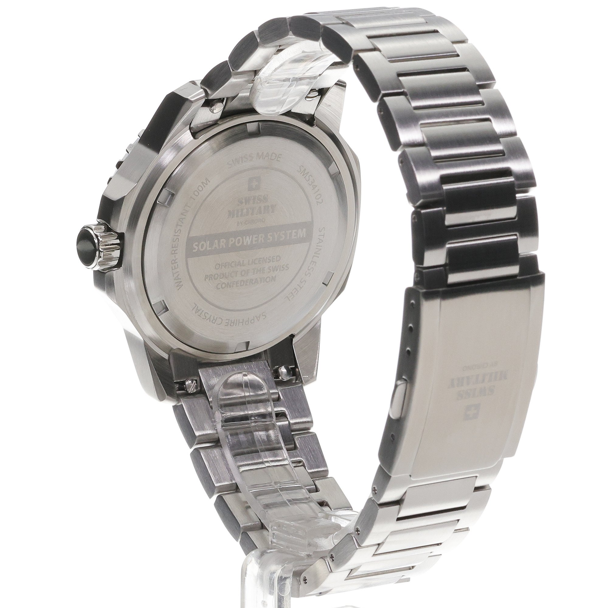 Swiss Military by Chrono SMS3410201 Męskie Swiss Military Solar Sports zegarek męski sportowy szafirowe