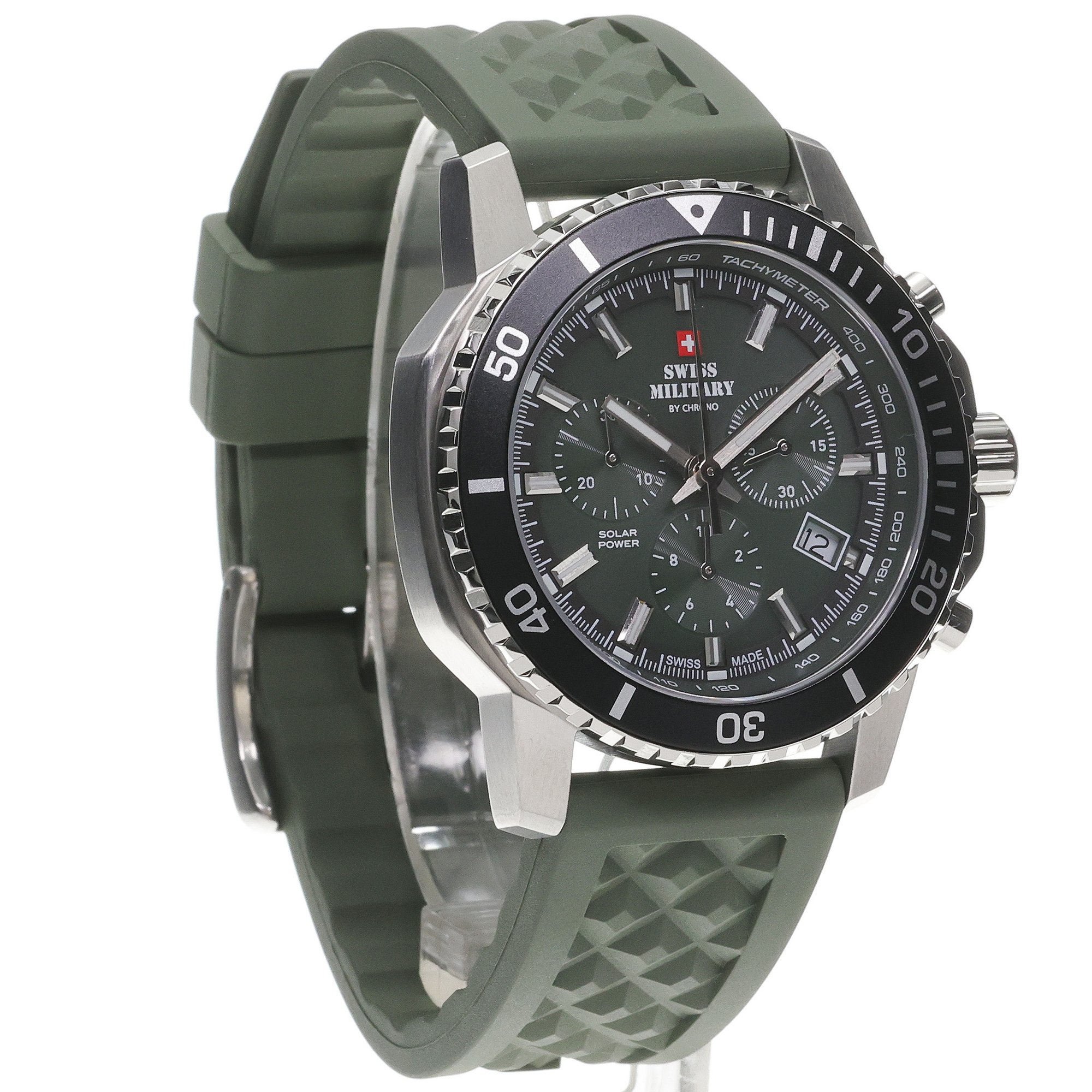 Swiss Military by Chrono SMS3411304 Swiss Military Solar Chronograph zegarek sportowy Męskie