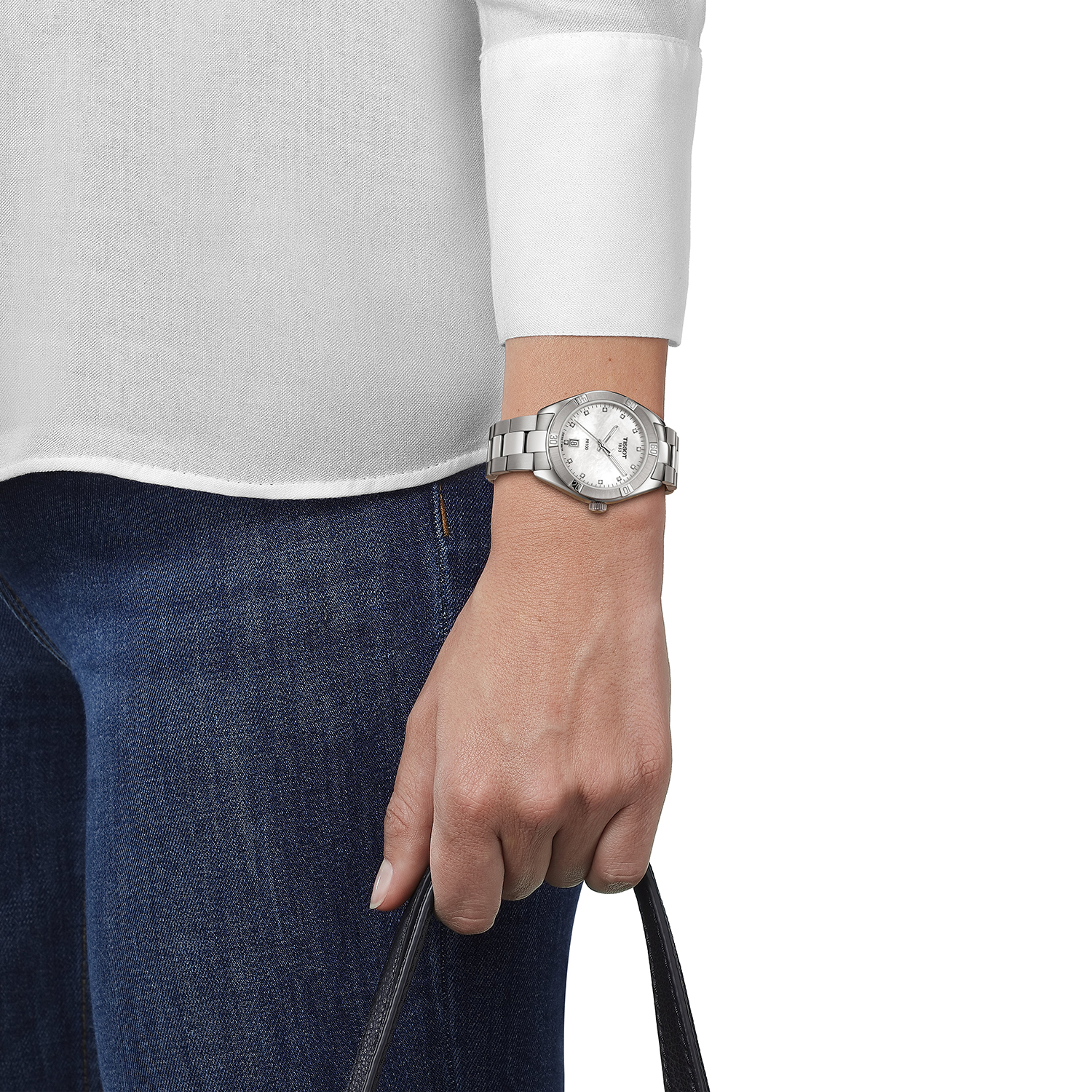 PR 100 Sport Chic Lady 36mm Tissot T101.910.11.116.00 - hover