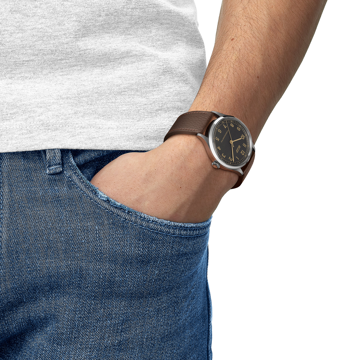 HERITAGE 1938 AUTOMATIC COSC 39mm Tissot T142.464.16.062.00 - hover