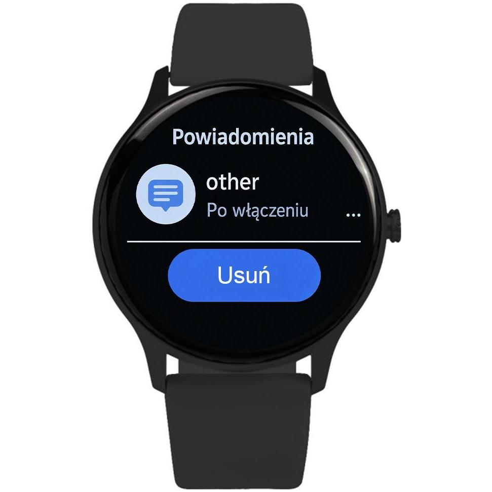 Techmade TM-DYNAMIC-BDGY Dynamic Czarny zestaw z Słuchawkami Dynamic klasyczny zegarek czarny