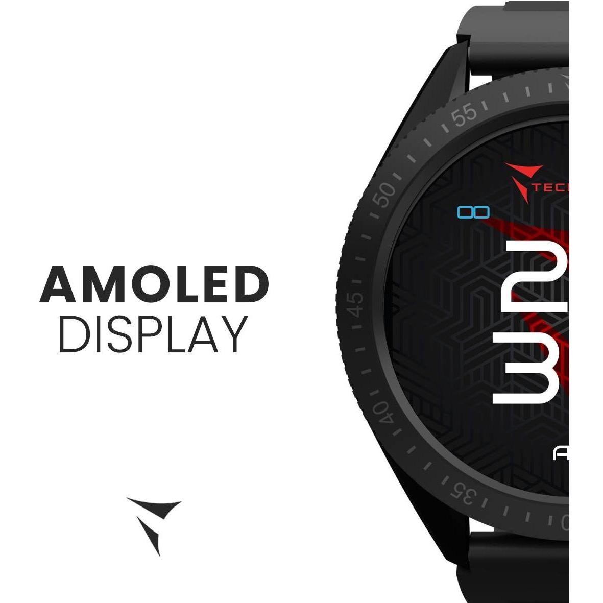 Techmade TM-ROCKS2-FBKG Rocks 20 Czarny + Grafitowy Wymienny Bezel zegarek sportowy Rocks 20