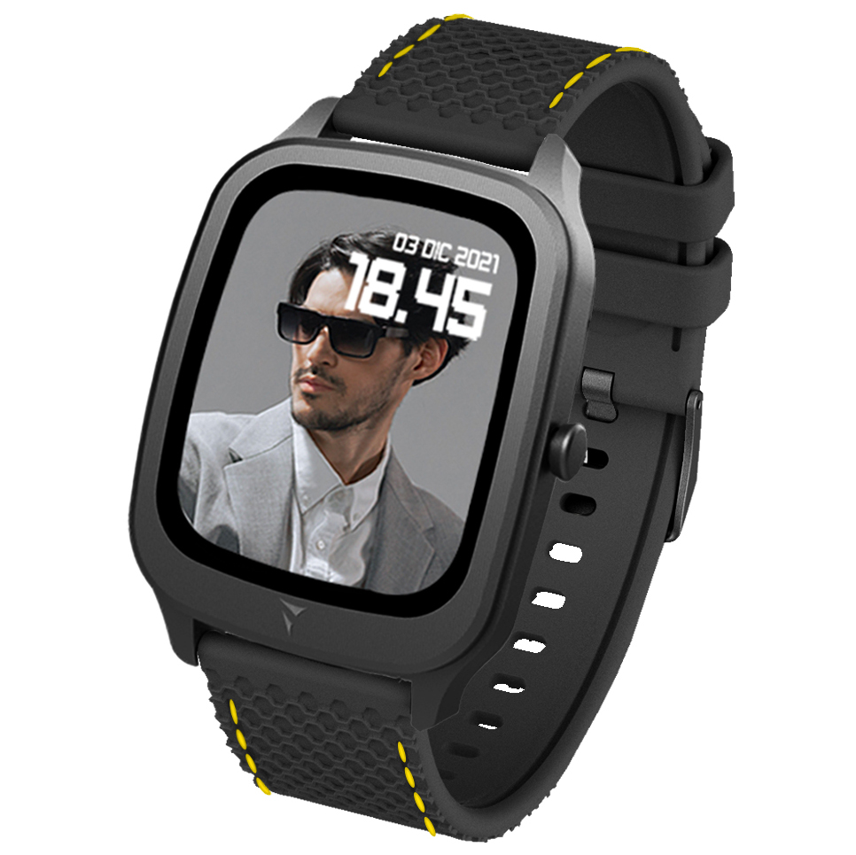 Techmade TM-VISIONB-BKSY zegarek szary sportowy Vision pasek - miniatura 3