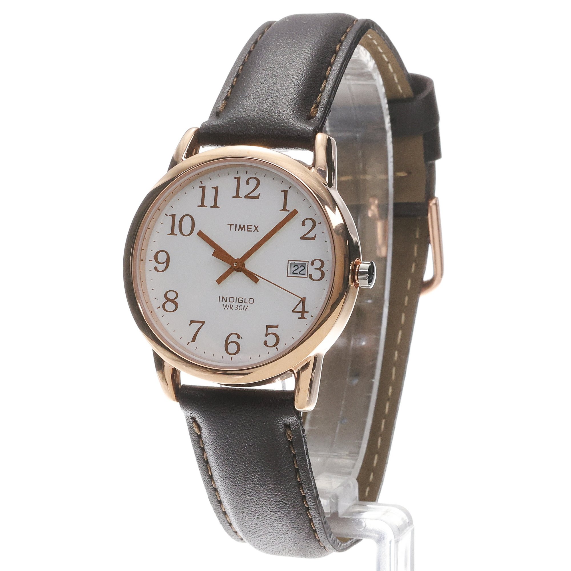 Timex T2P563 Mens Dress Strap zegarek klasyczny Easy Reader - miniatura 2