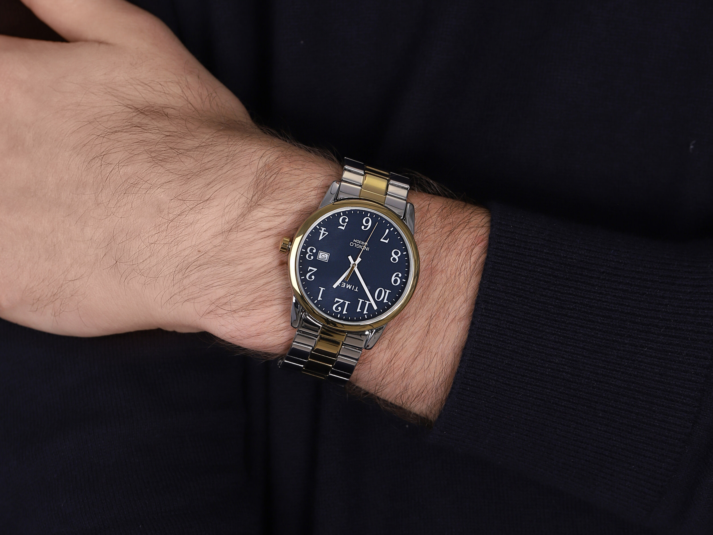 Timex TW2R58500 zegarek srebrny elegancki Easy Reader bransoleta - miniatura 2