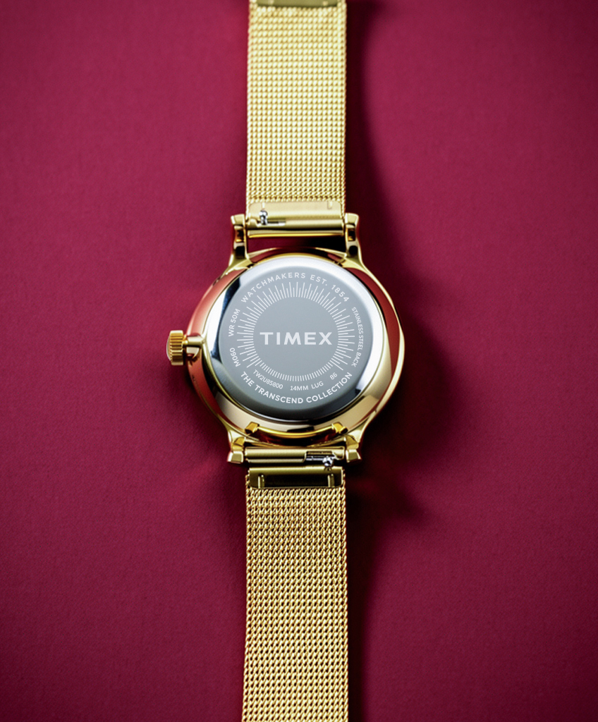 Timex TW2U86800 Transcend Transcend 31mm Stainless Steel Mesh bransoleta - miniatura 12