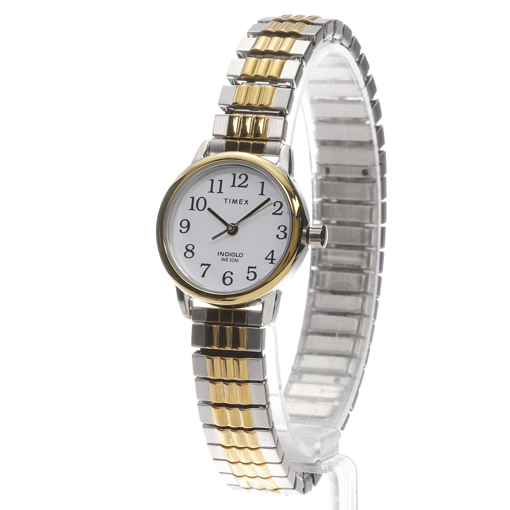 Timex TW2V05900 Easy Reader Expansion Band Perfect Fit Indiglo zegarek damski klasyczny mineralne - miniatura 2
