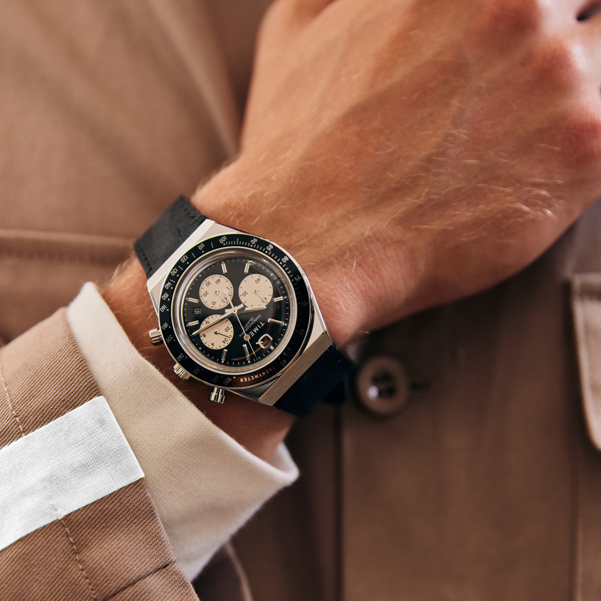 Timex TW2V42700 zegarek męski Lab Archive srebrny