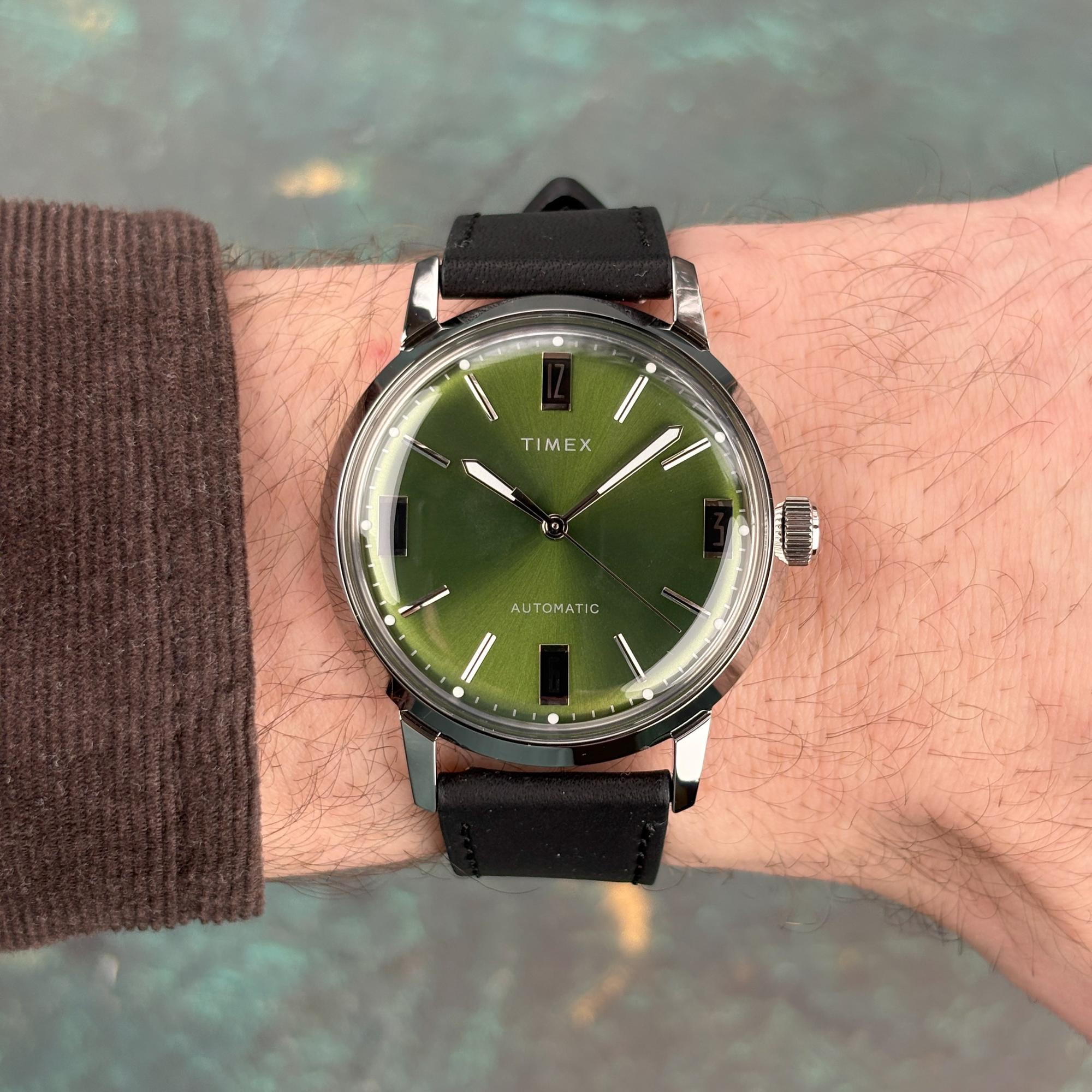 Timex TW2V44600 zegarek męski Marlin srebrny