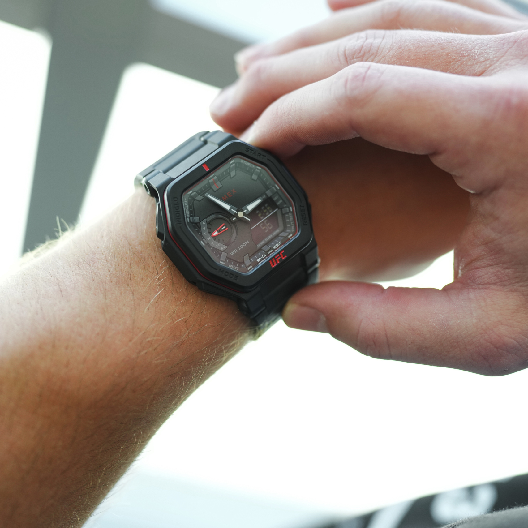Timex TW2V55200 zegarek męski sportowy UFC pasek - miniatura 9