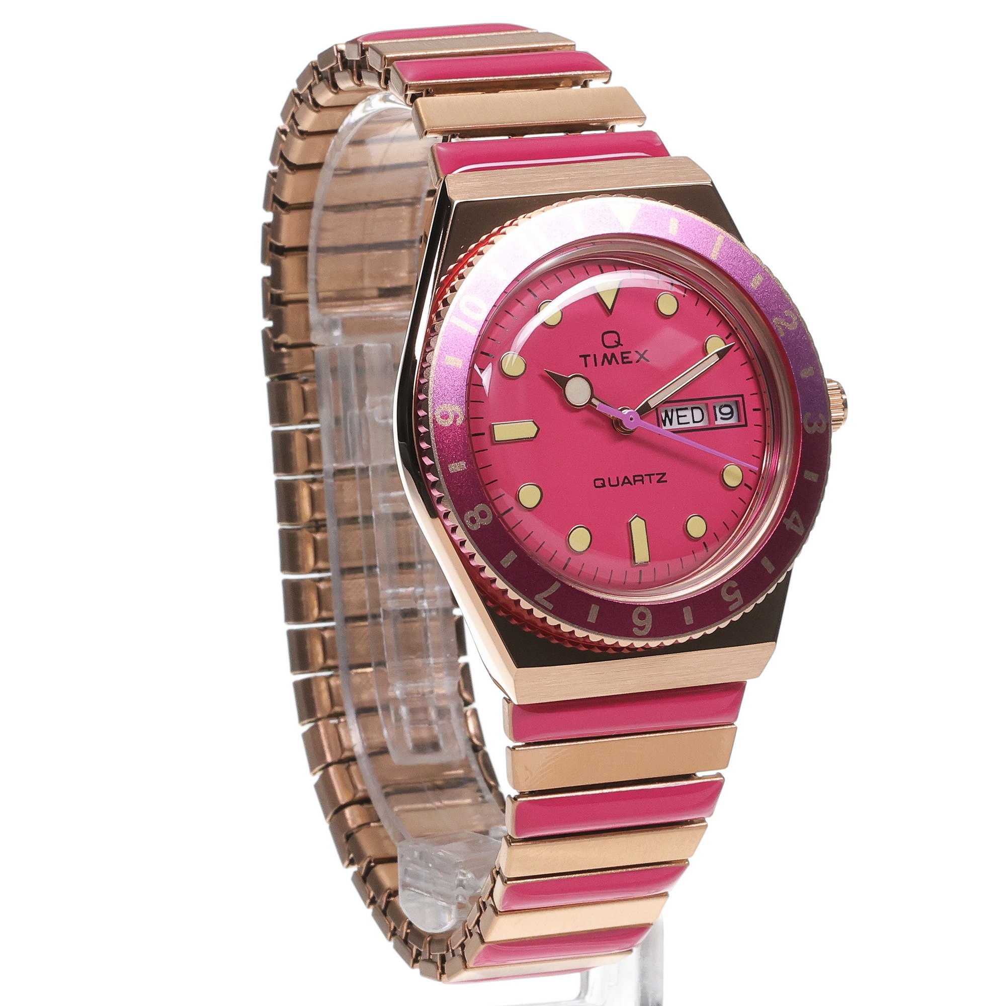 Timex TW2W41000 Q Timex Reissue Q Timex Reissue 36mm Perfect Fit Bracelet zegarek damski klasyczny akrylowe