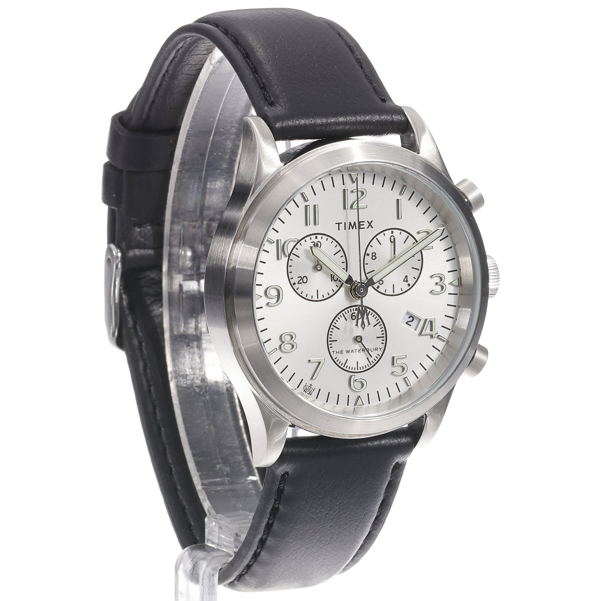 Timex TW2W48100 Waterbury Waterbury Traditional Chronograph zegarek męski sportowy mineralne - miniatura 3