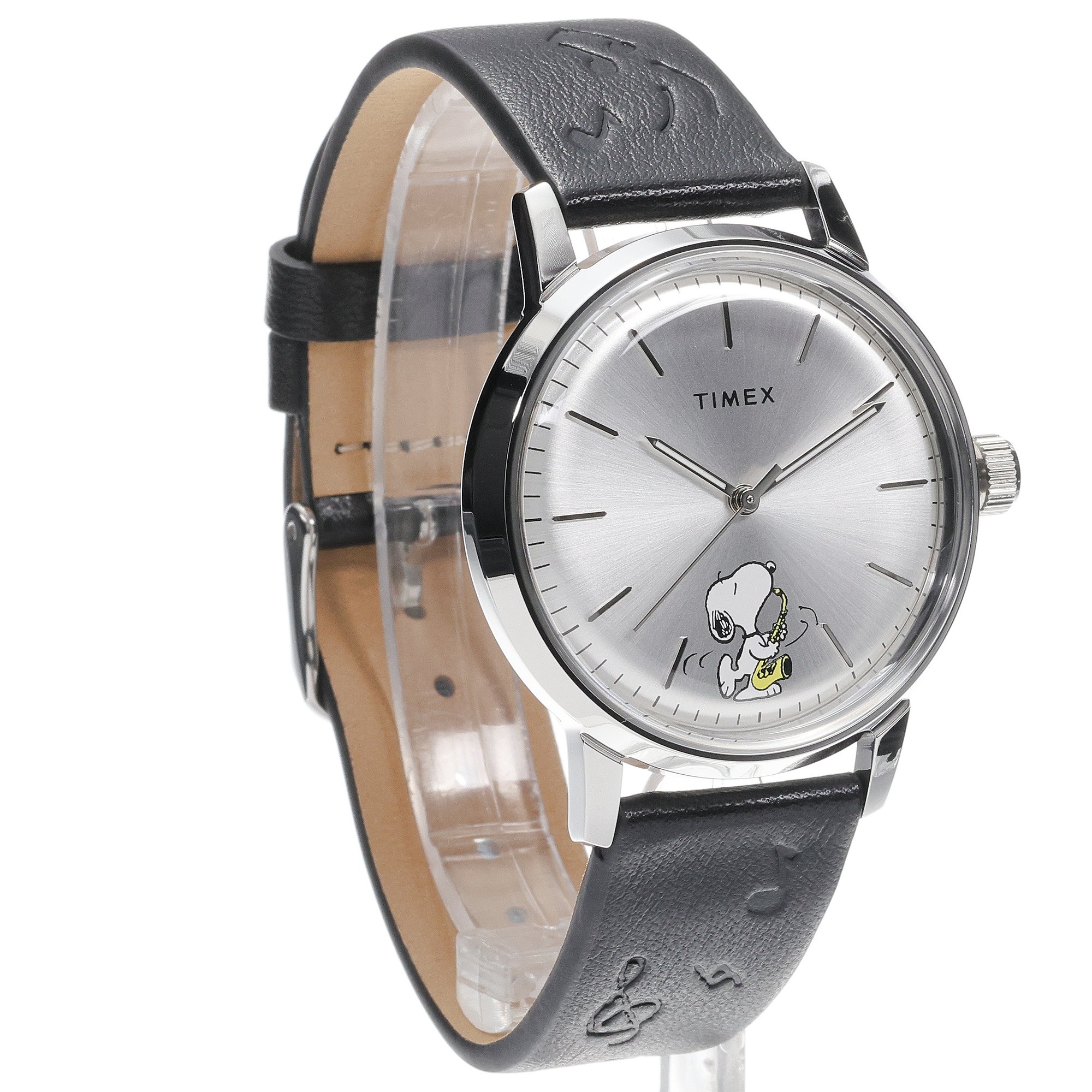 Timex TW2W68800 Marlin Marlin Automatic x Peanuts Saxophonist 40mm zegarek męski fashion-modowy akrylowe - miniatura 3