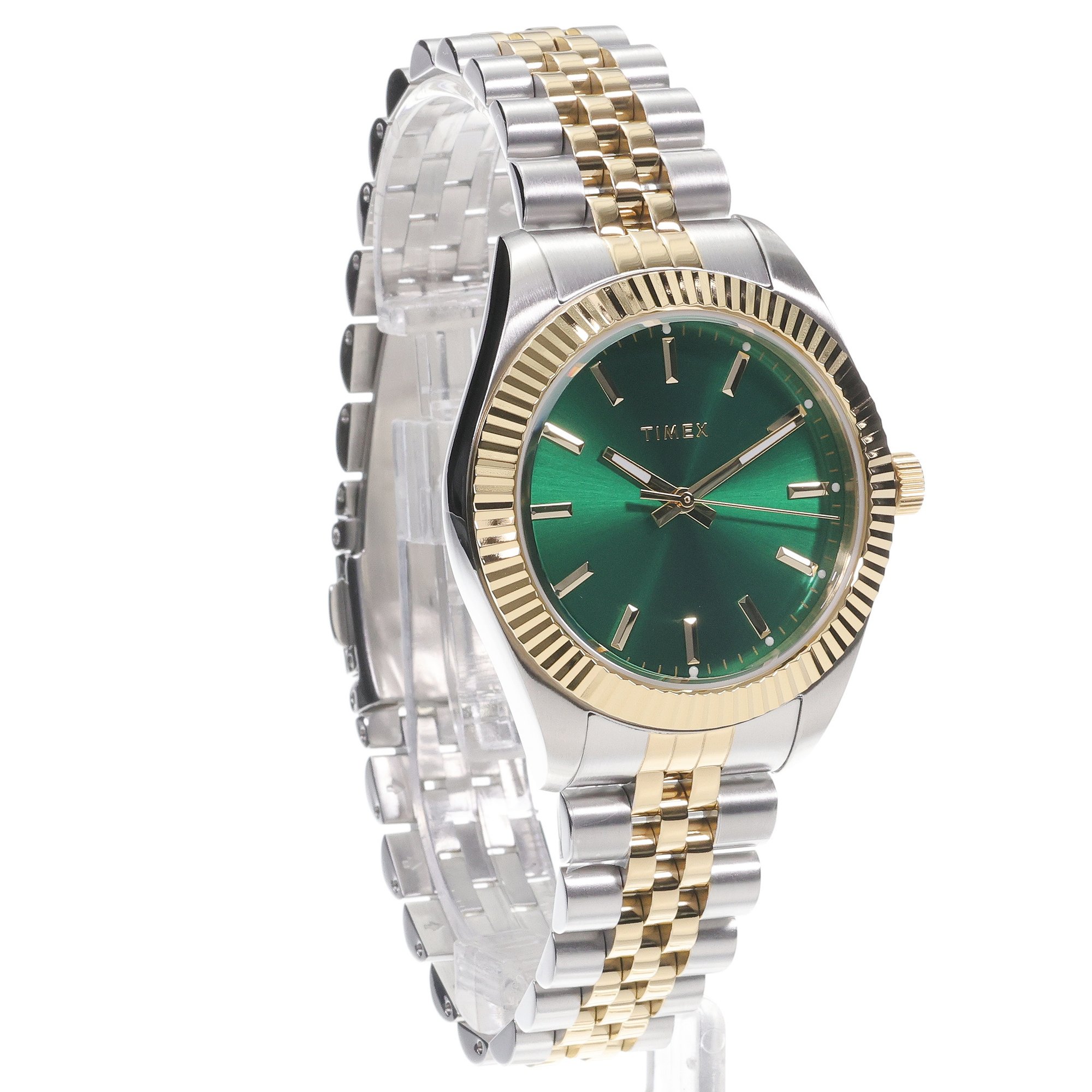 Timex TW2W87400 Legacy Legacy Green Dial zegarek damski elegancki mineralne