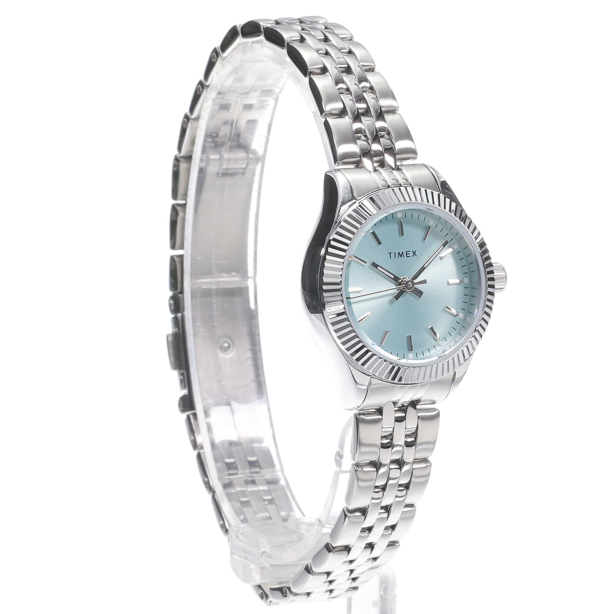 Timex TW2W90700 Legacy Mini 25mm Stainless Steel Bracelet Legacy klasyczny zegarek srebrny - miniatura 3