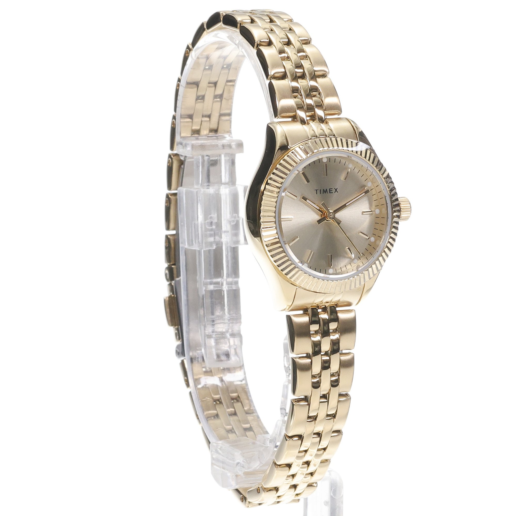 Timex TW2W91000 Legacy Mini 25mm Stainless Steel Bracelet Legacy klasyczny zegarek złoty