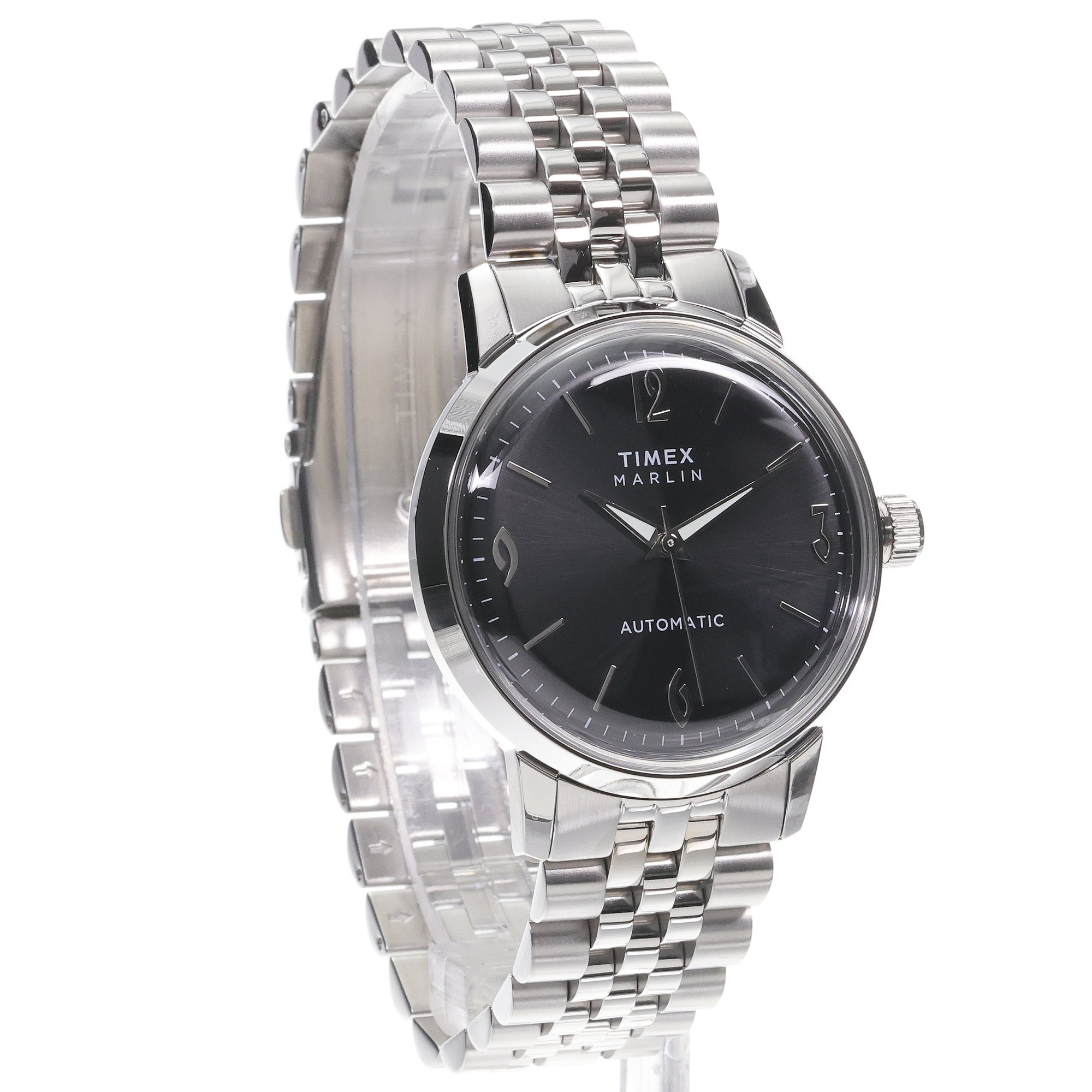 Timex TW2W93200 Marlin Automatic 40mm Stainless Steel Bracelet Marlin klasyczny zegarek srebrny - miniatura 3