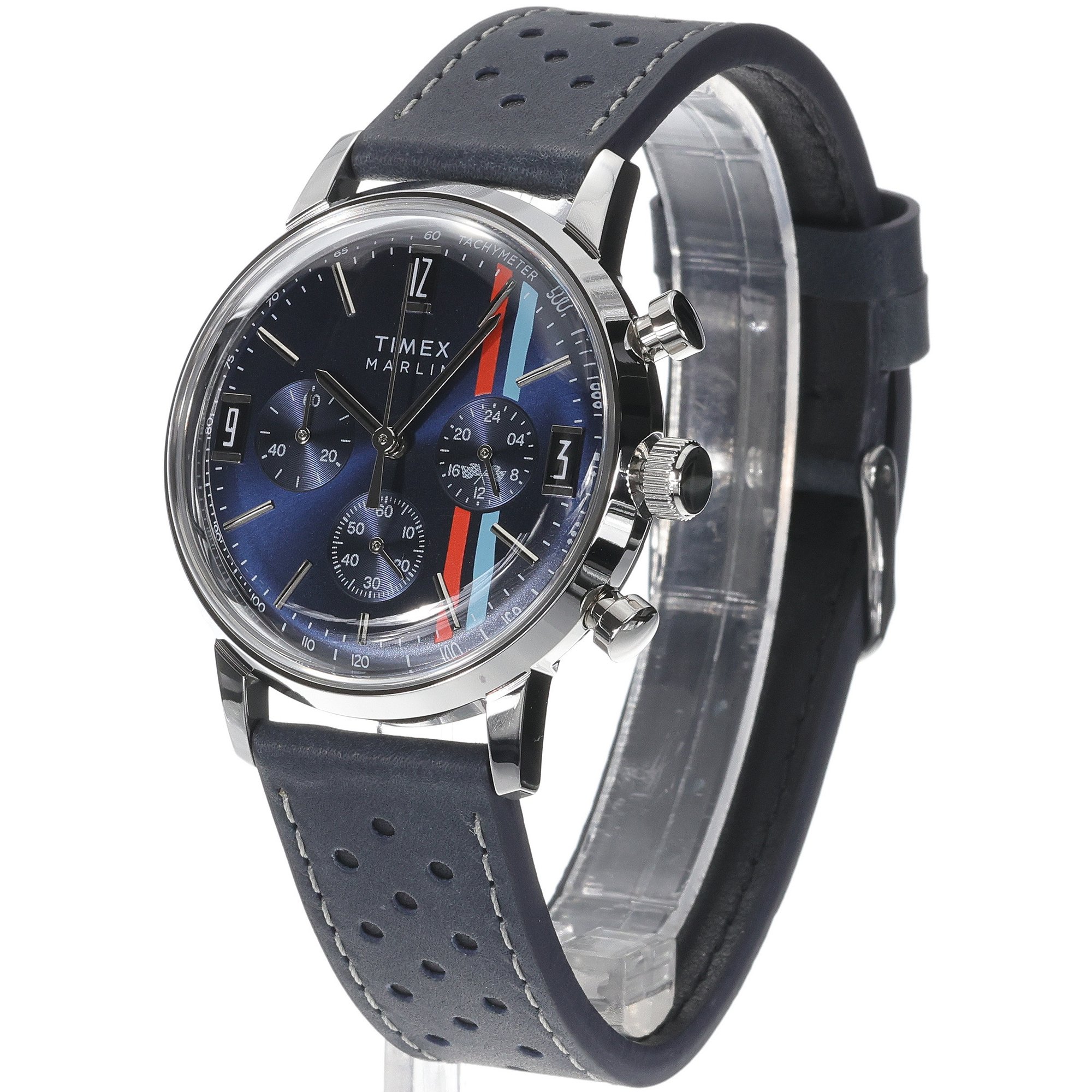 Timex TW2W99000 zegarek męski Marlin srebrny