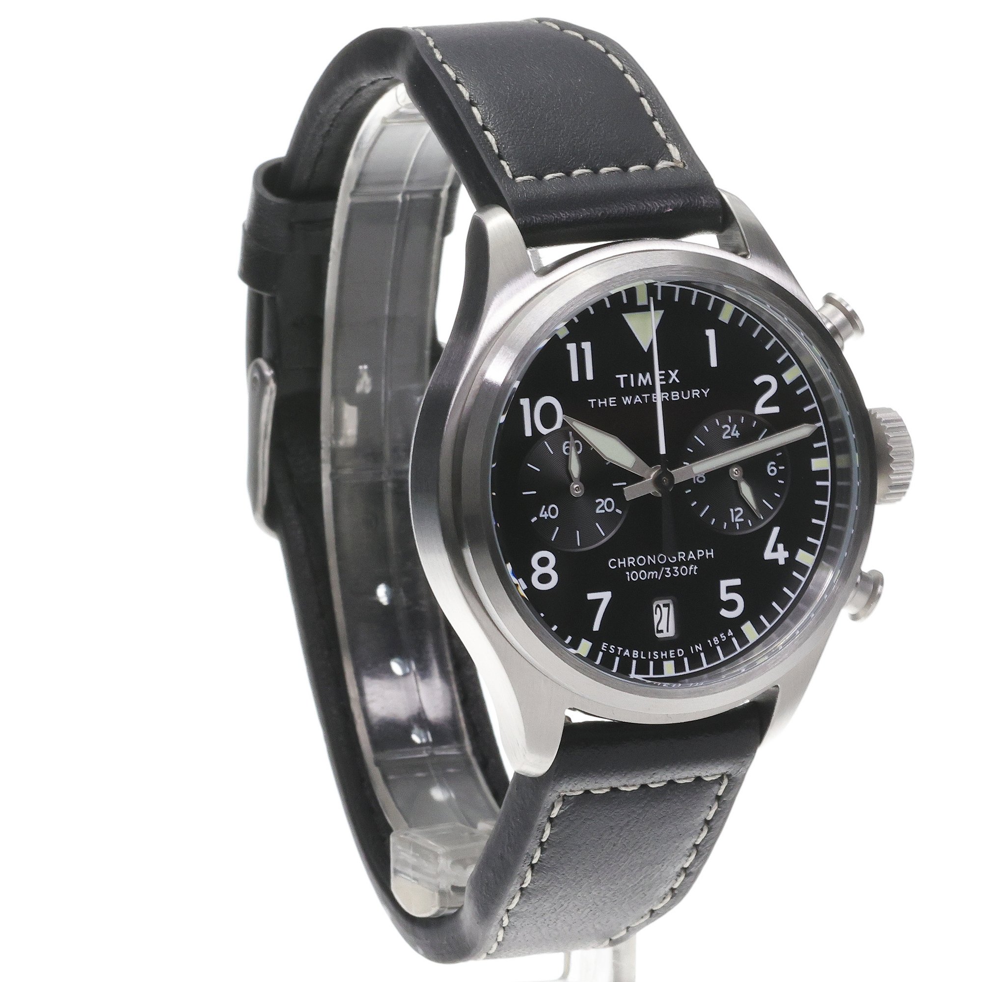 Timex TW2Y19000 zegarek męski klasyczny Waterbury pasek - miniatura 3