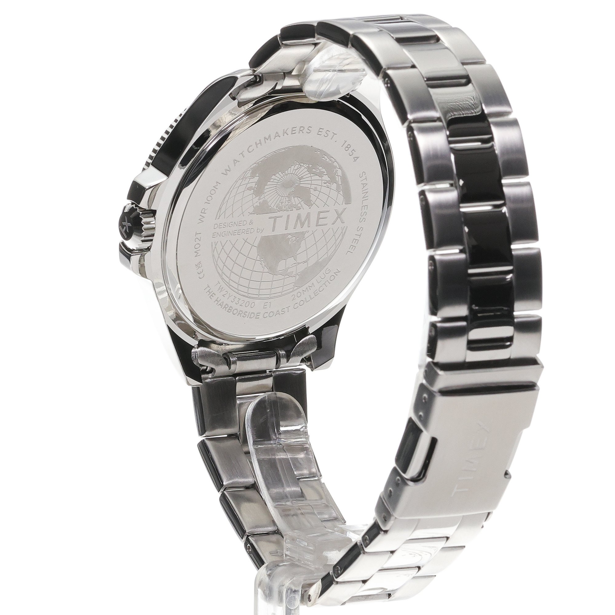 Timex TW2Y33200 Harborside Coast Multifunction Harborside klasyczny zegarek srebrny - miniatura 4