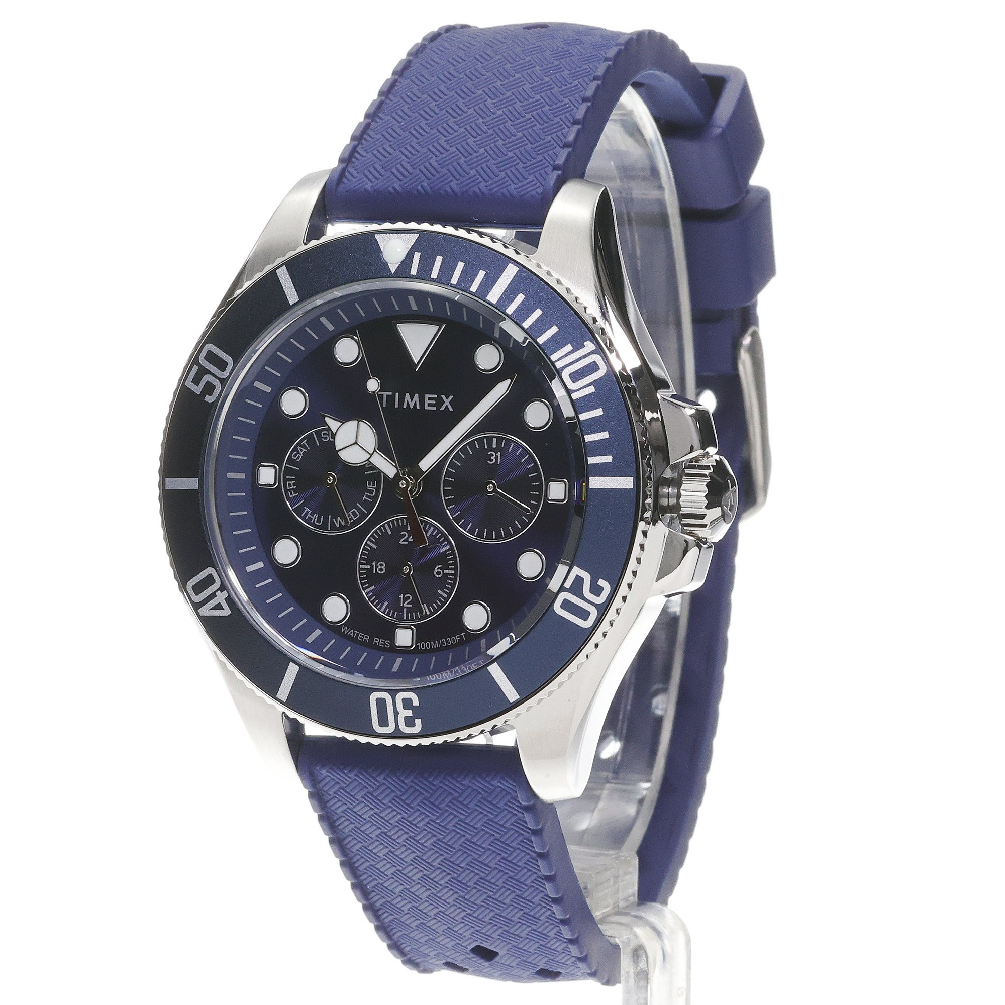 Timex TW2Y33400 Harborside Coast Multifunction Harborside klasyczny zegarek srebrny - miniatura 2