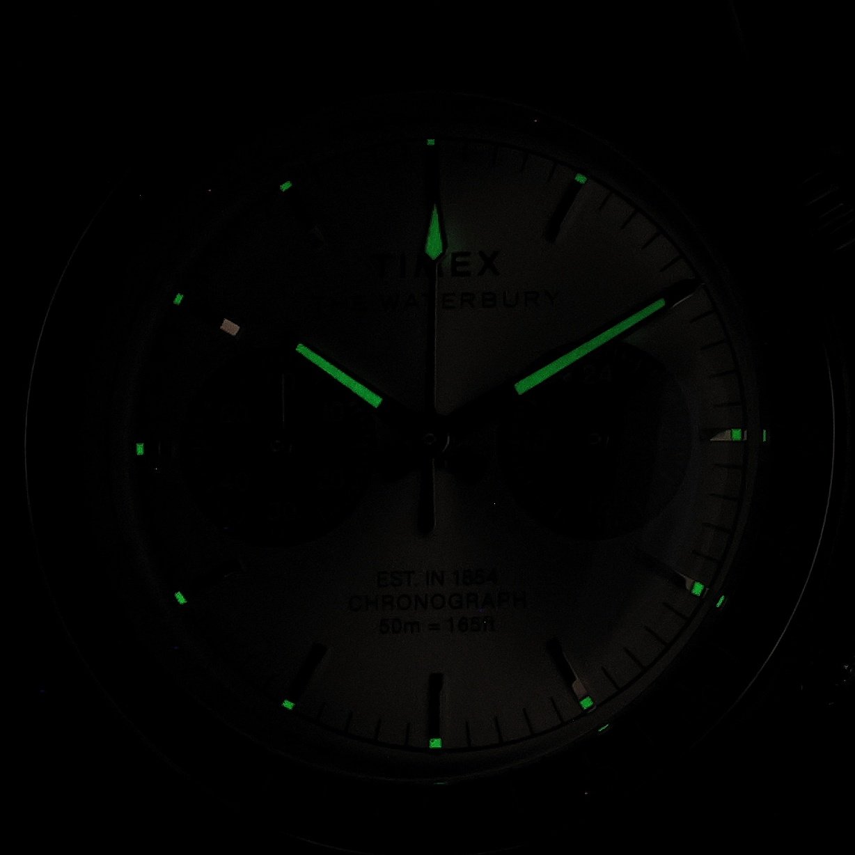 Timex TW2Y35500 Heritage Chronograph Waterbury klasyczny zegarek srebrny