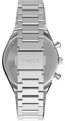 Timex TW2Y36200 Q Timex Chronograph 40mm Stainless Steel Bracelet Watch zegarek Chronographs