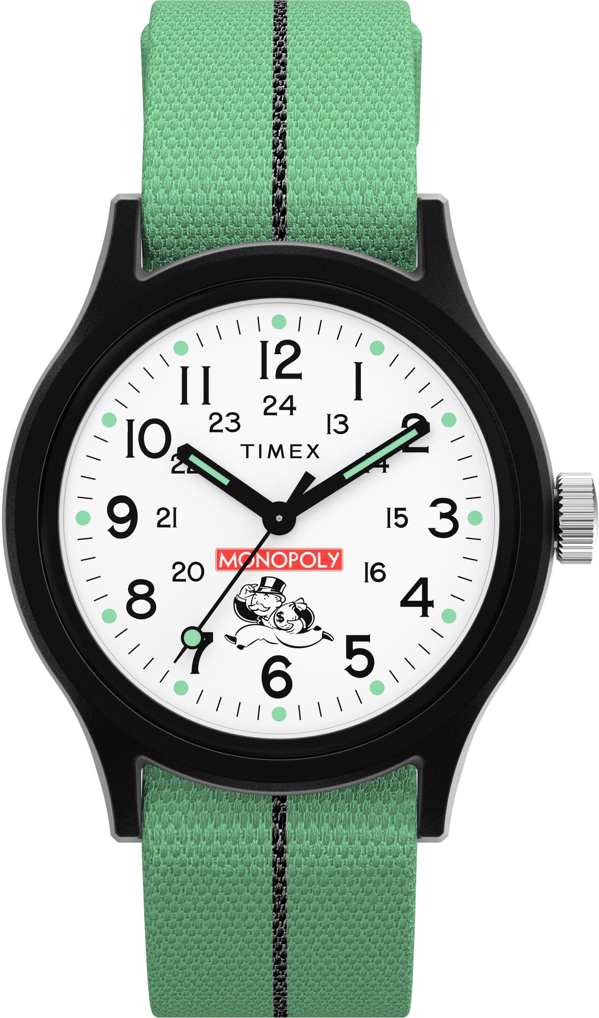 Timex TW2Y47100 Timex x Monopoly MK1 36mm Fabric Strap Watch