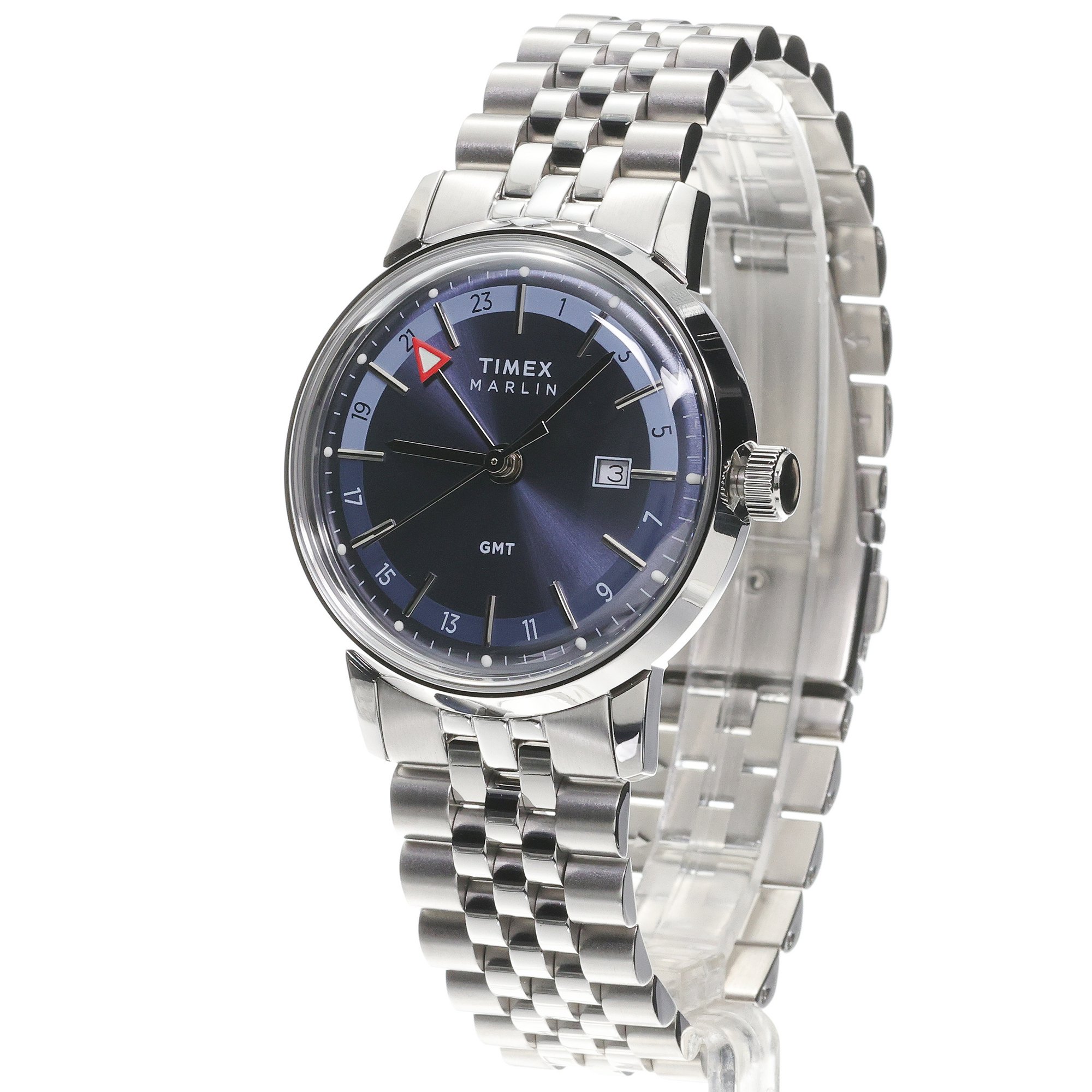 Timex TW2Y47600 Marlin klasyczny zegarek srebrny