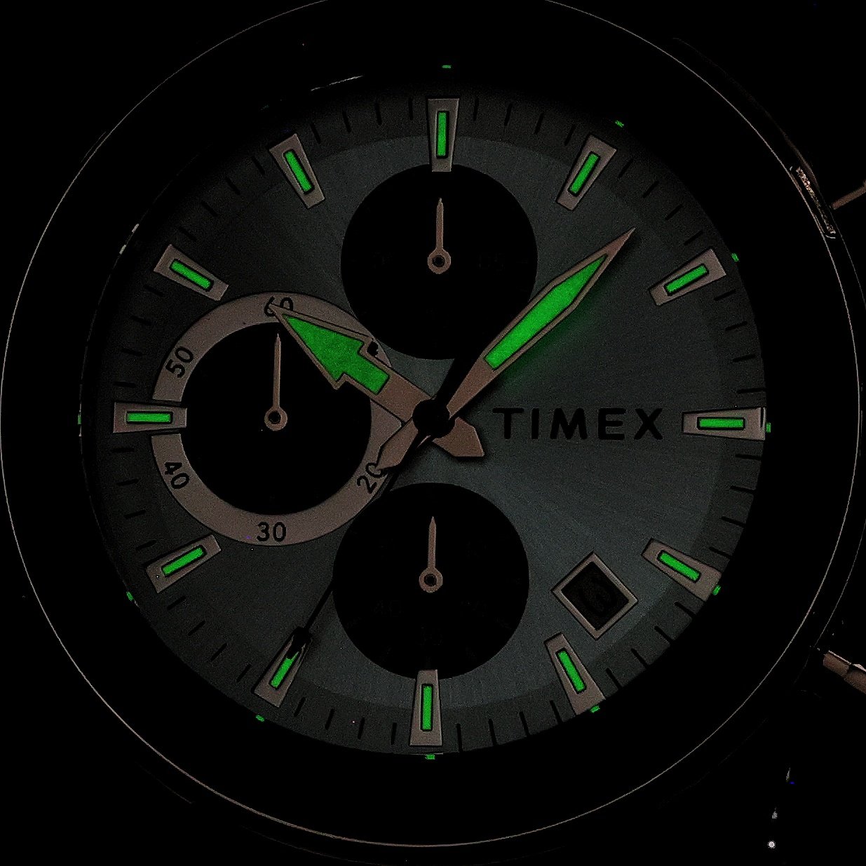 Timex TW2Y62200 Trend Ridgefield Chronograph 42mm Trend sportowy zegarek srebrny - miniatura 5