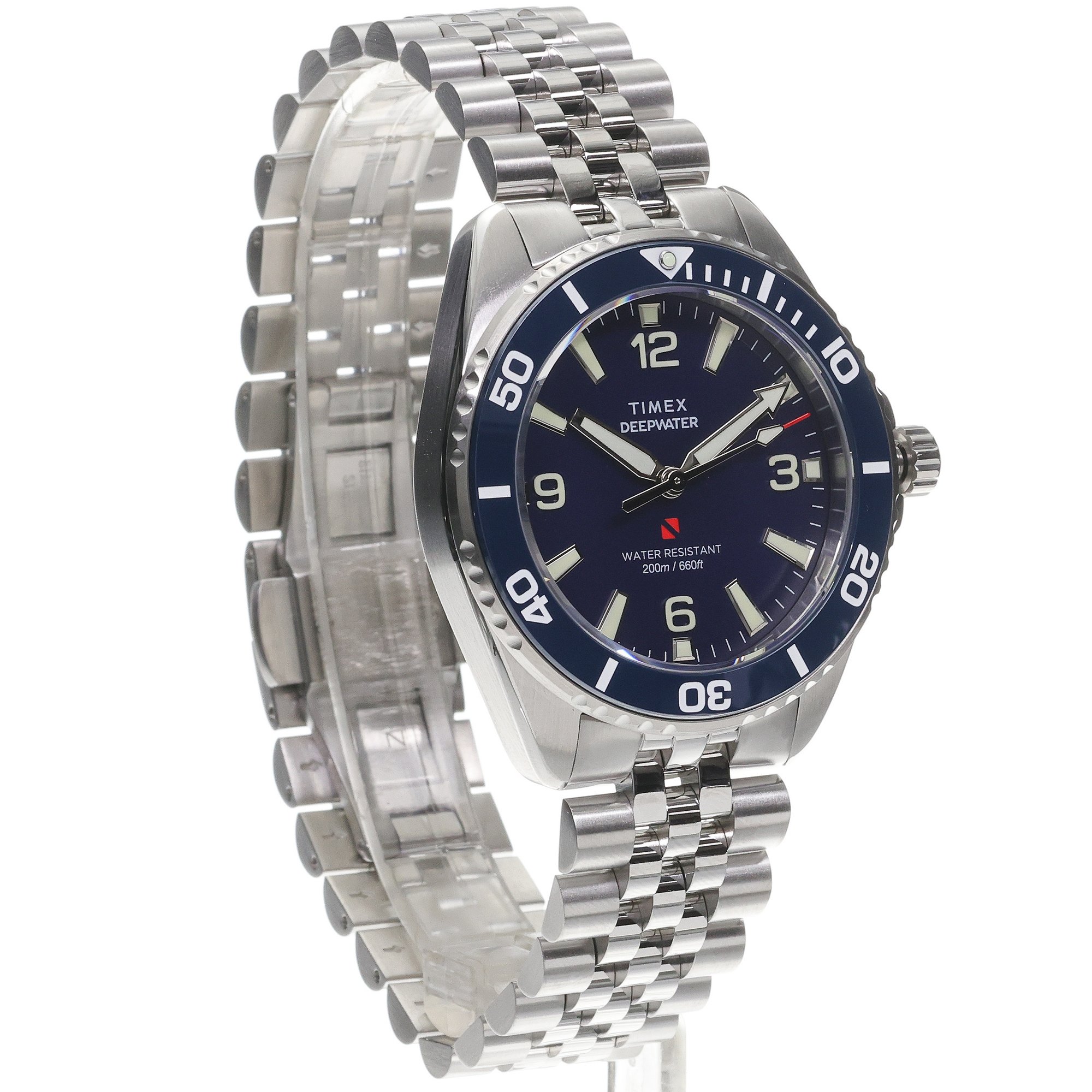 Timex TW2Y64600 Deep Water Arctic Deepwater sportowy zegarek srebrny