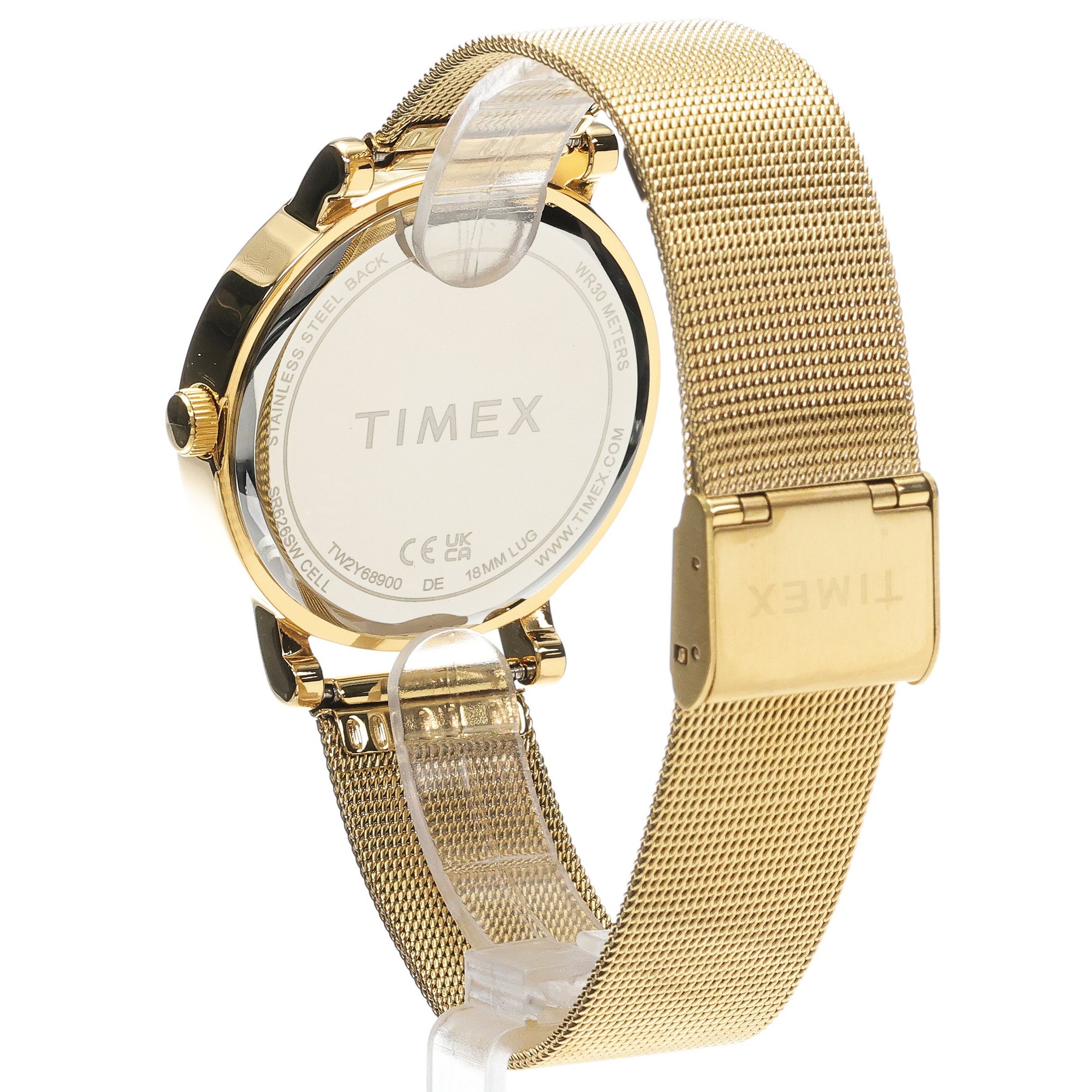 Timex TW2Y68900 Originals 38mm Originals klasyczny zegarek złoty