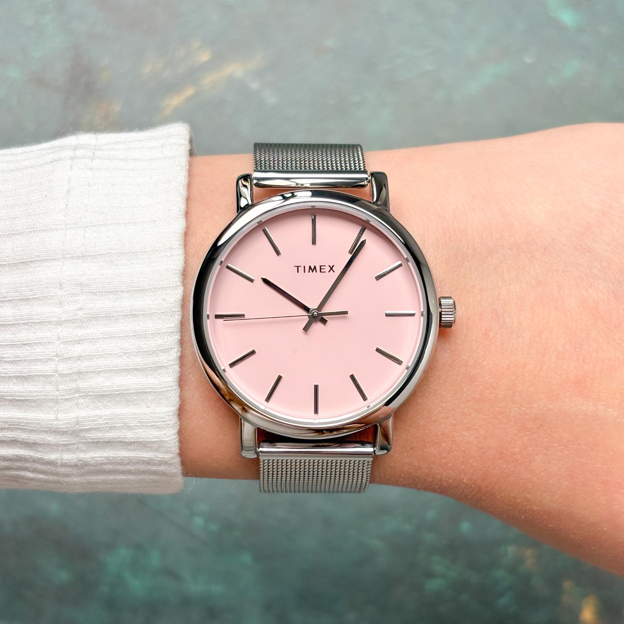 Timex TW2Y69100 Originals 38mm Originals klasyczny zegarek srebrny