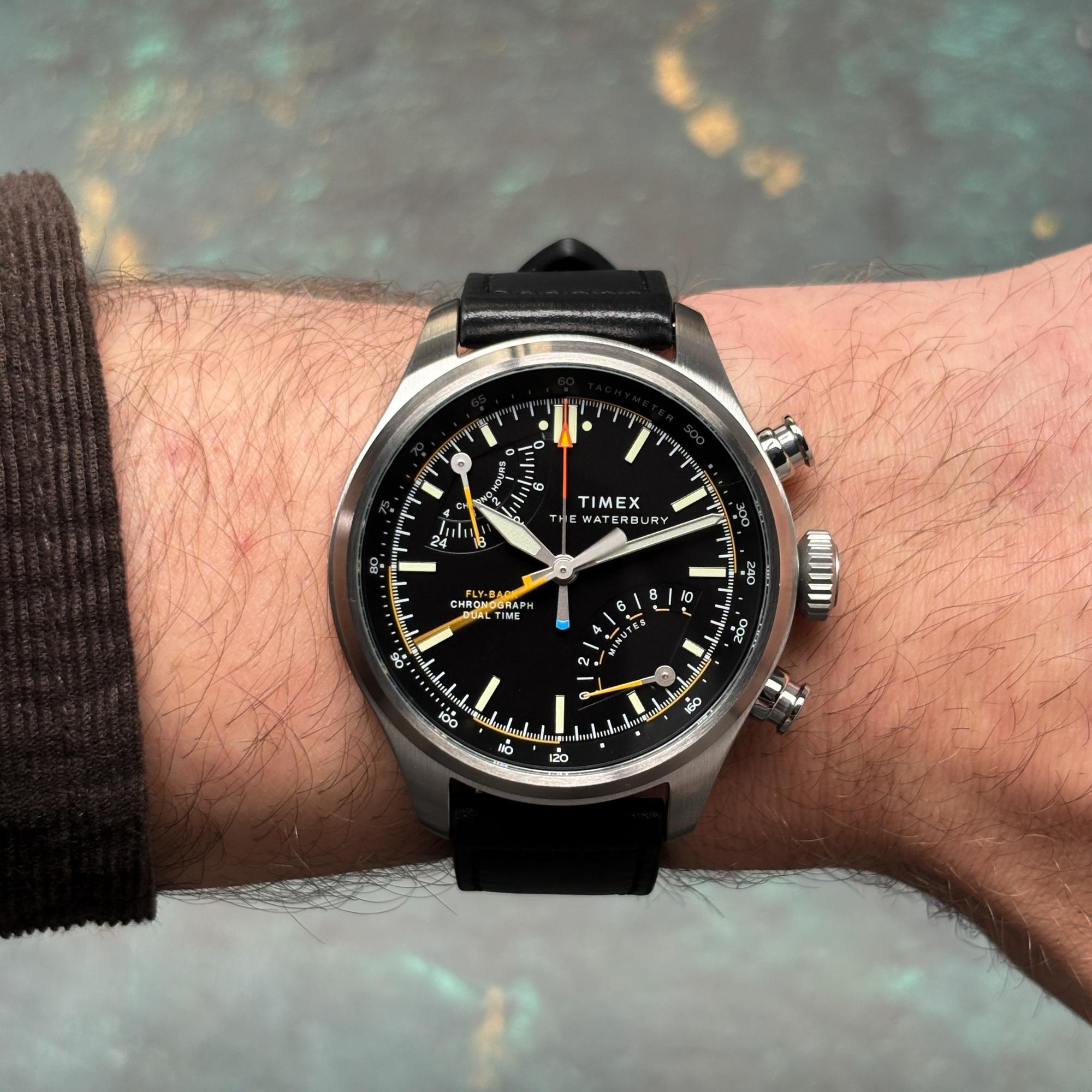 Timex TW2Y70000 zegarek męski Waterbury srebrny