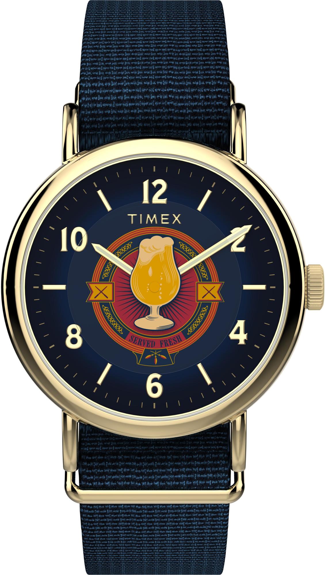 Harry Potter x Timex Weekender Butterbeer 40mm Fabric Strap Watch Timex TW2Y76100 