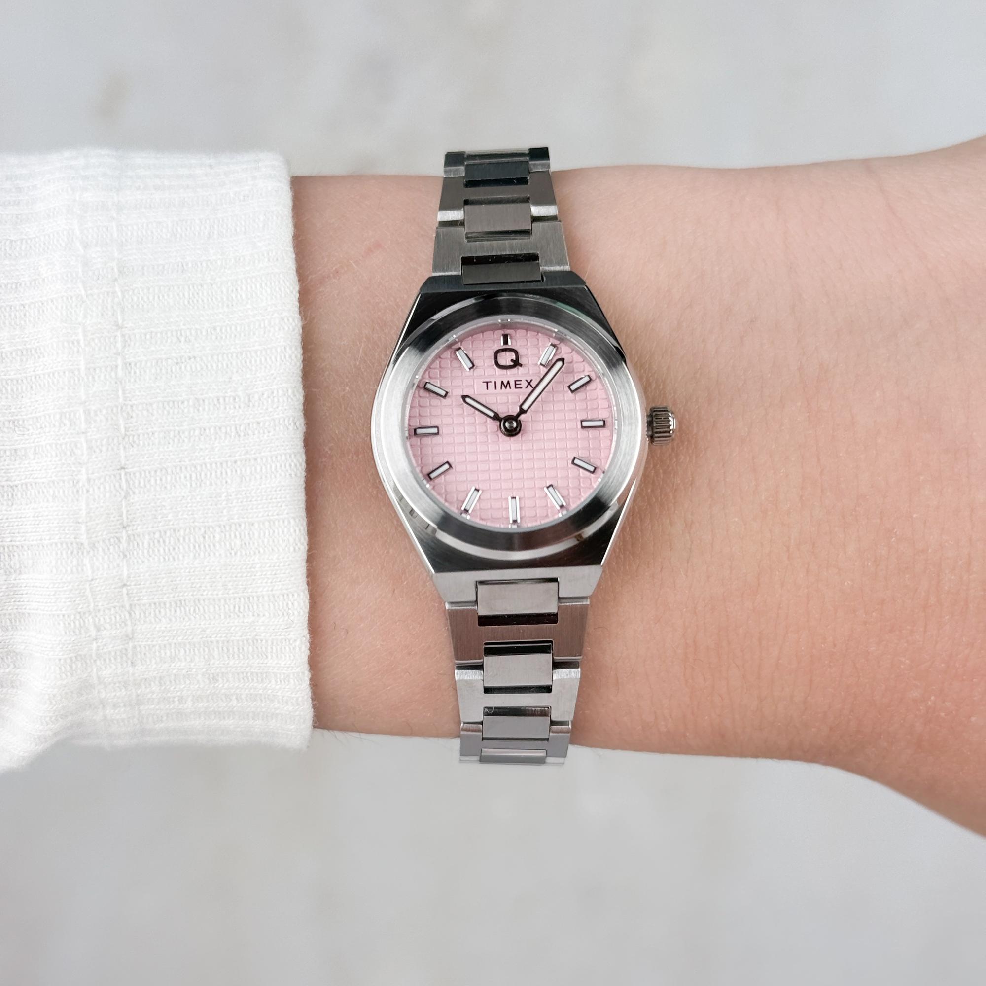 Timex TW2Y77400 Mini Q Continental Q Timex klasyczny zegarek srebrny - miniatura 9