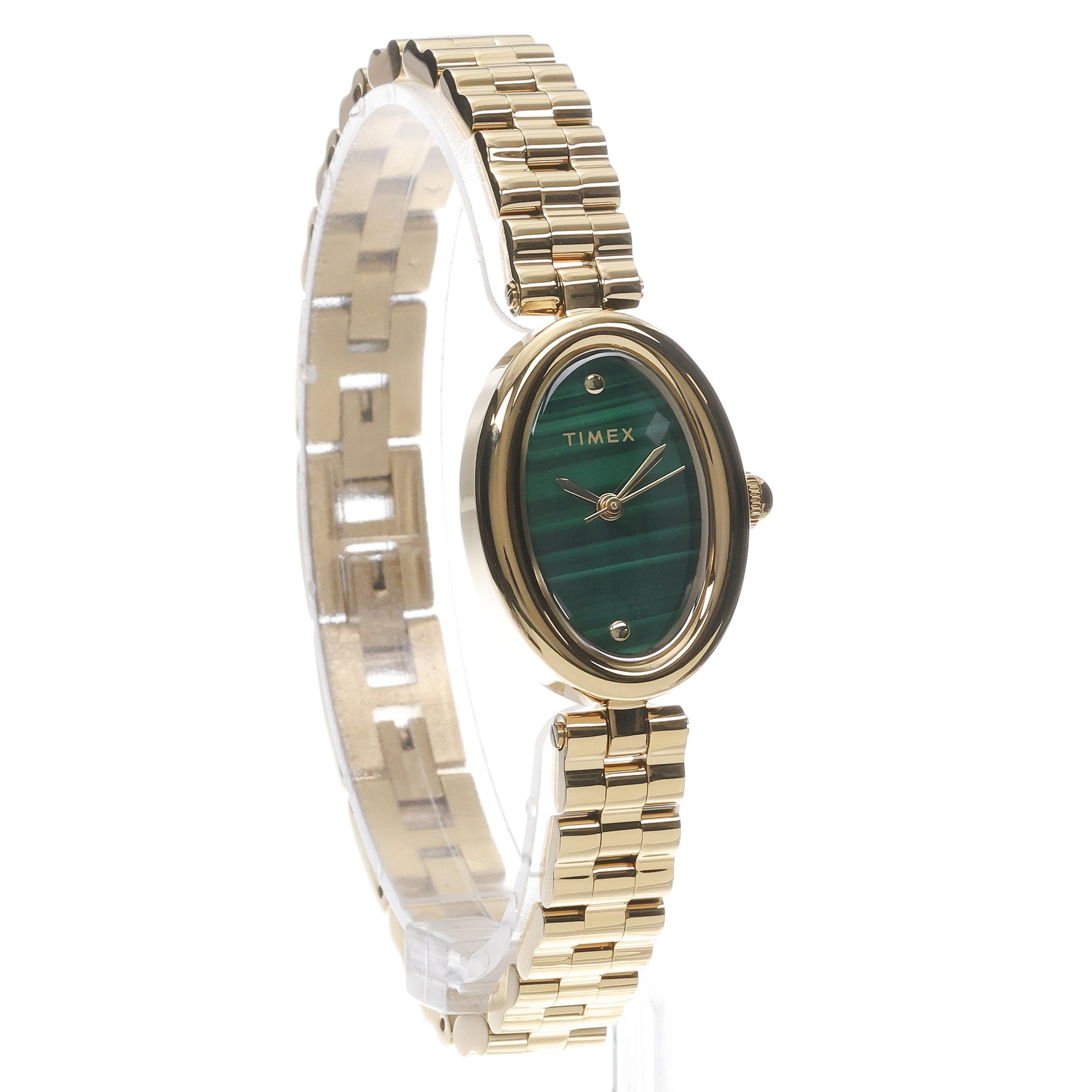 Timex TW2Y86100 zegarek złoty elegancki Trend bransoleta - miniatura 3