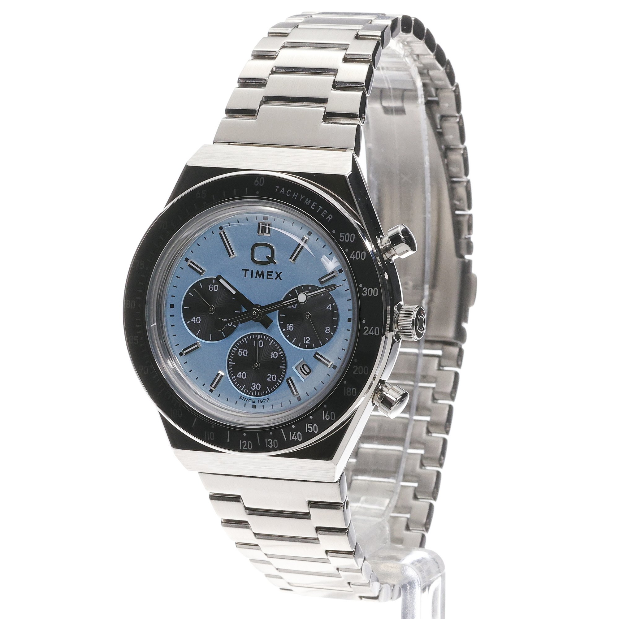 Timex TW2Y88600 zegarek męski Q Timex srebrny - miniatura 2