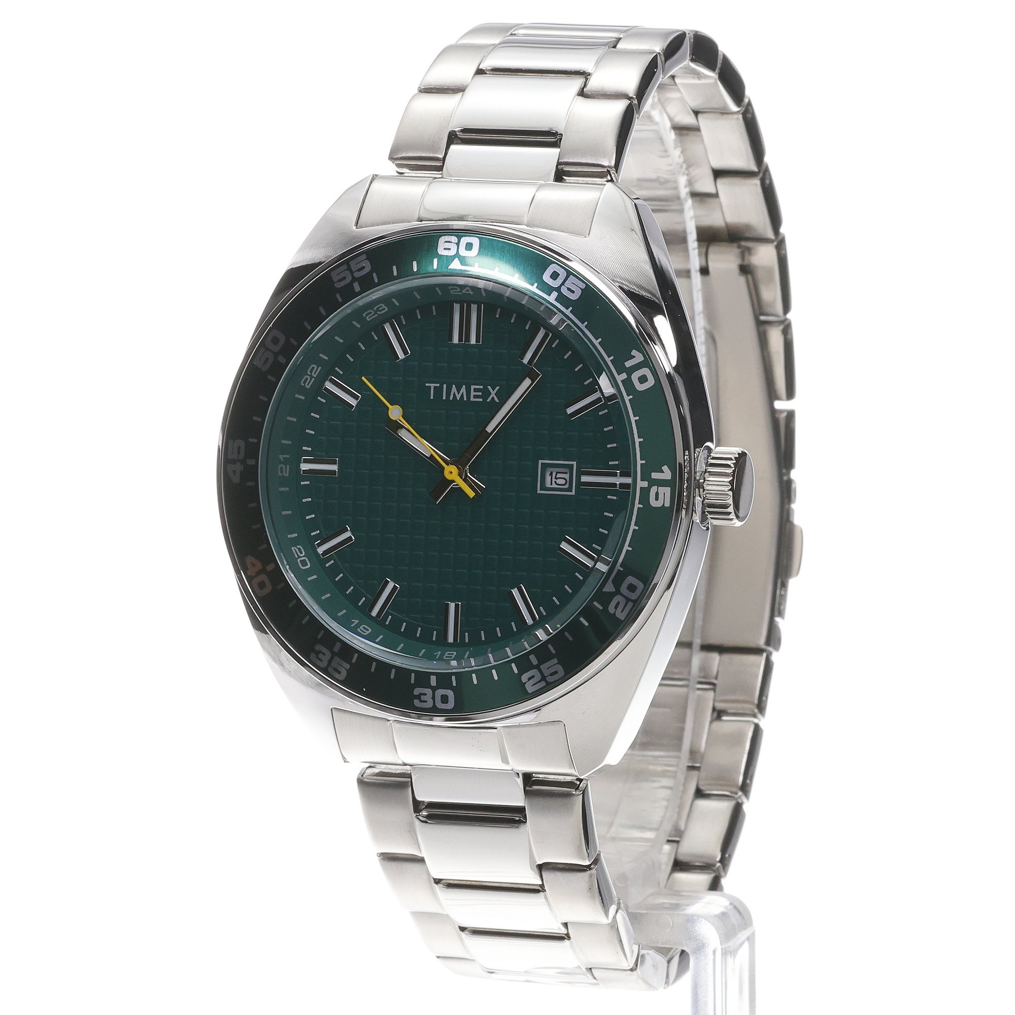 Timex TW2Y89000 Weston 45mm Trend klasyczny zegarek srebrny