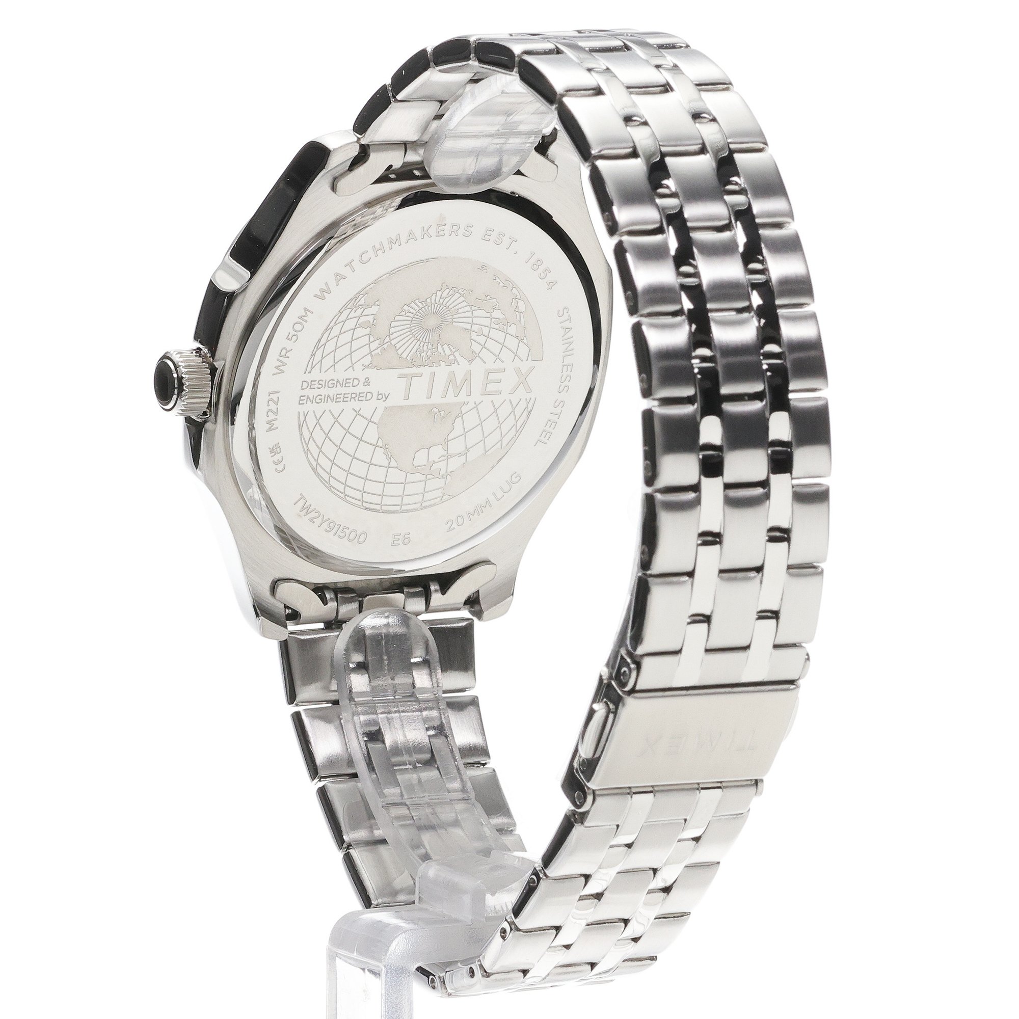Timex TW2Y91500 Marquee Trend klasyczny zegarek srebrny