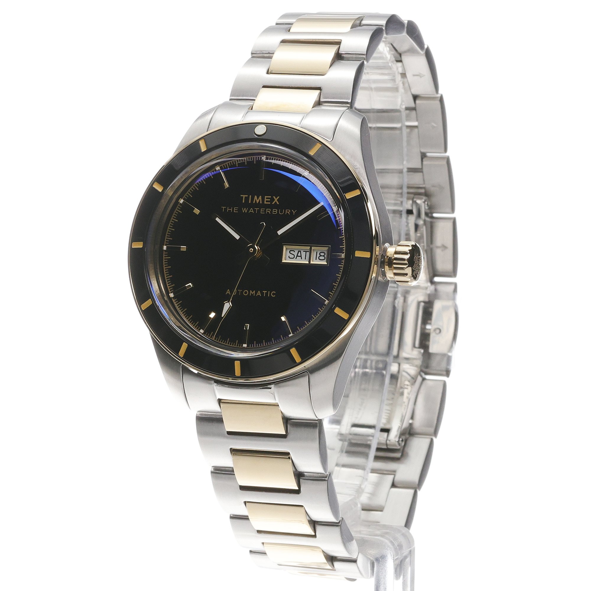 Timex TW2Y94200 zegarek męski klasyczny Waterbury bransoleta - miniatura 2