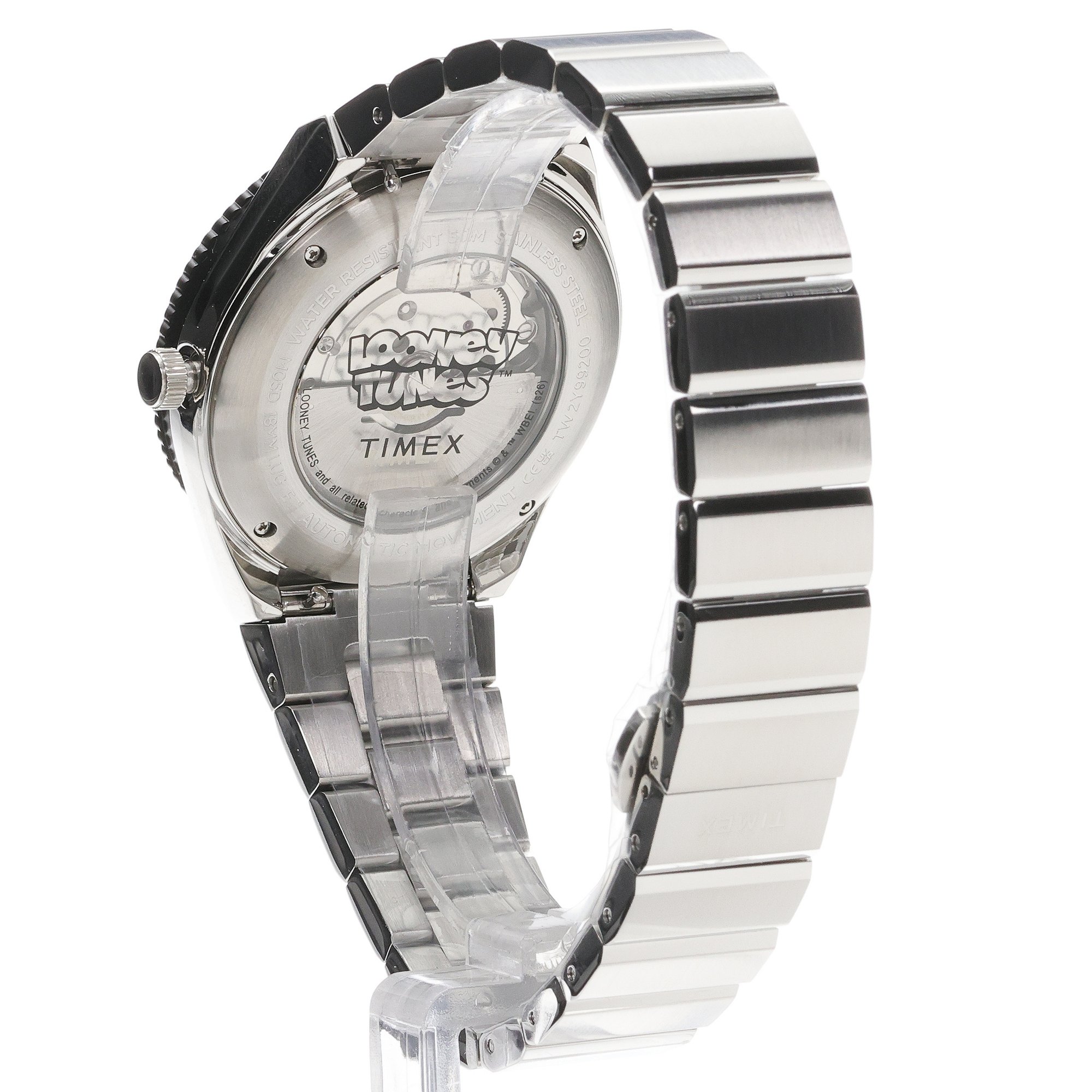 Timex TW2Y99200 M79 Looney Tunes x Timex Bugs Bunny M79 Automatic Edition 38mm zegarek męski klasyczny akrylowe - miniatura 4
