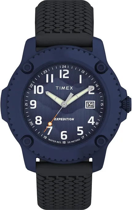 Timex TW4B34600 Expedition Timber 42mm Silicone Strap Watch - zdjęcie 1