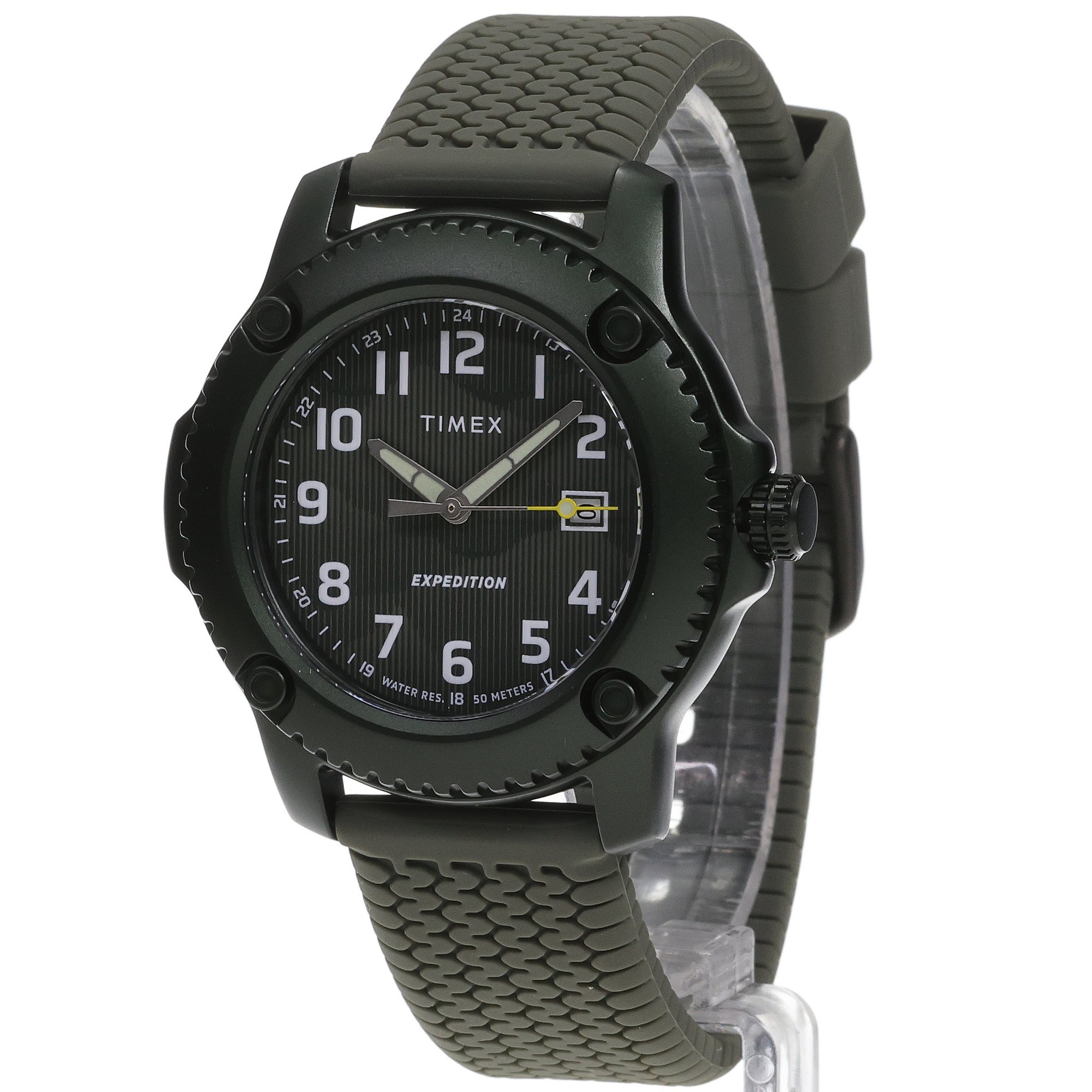 Timex TW4B34700 Expedition Expedition Timber 42mm Silicone Strap Watch zegarek męski sportowy mineralne - miniatura 2