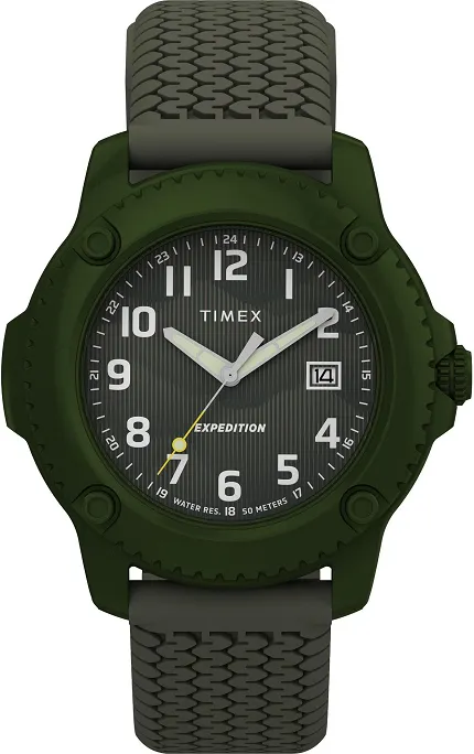 Timex TW4B34700 Expedition Timber 42mm Silicone Strap Watch - zdjęcie 1