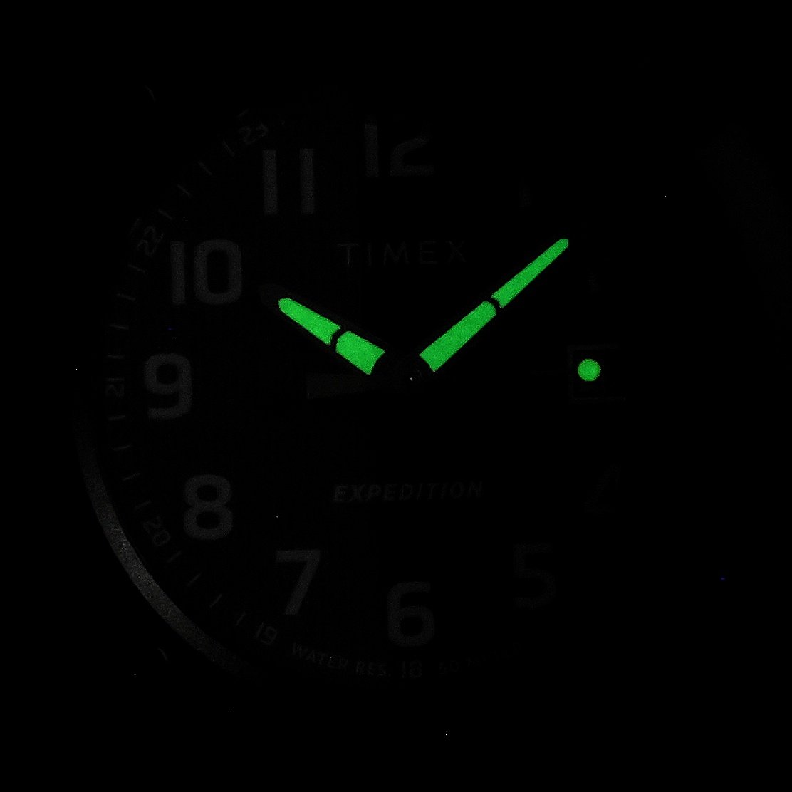 Timex TW4B34700 Expedition Timber 42mm Silicone Strap Watch Expedition sportowy zegarek zielony - miniatura 5