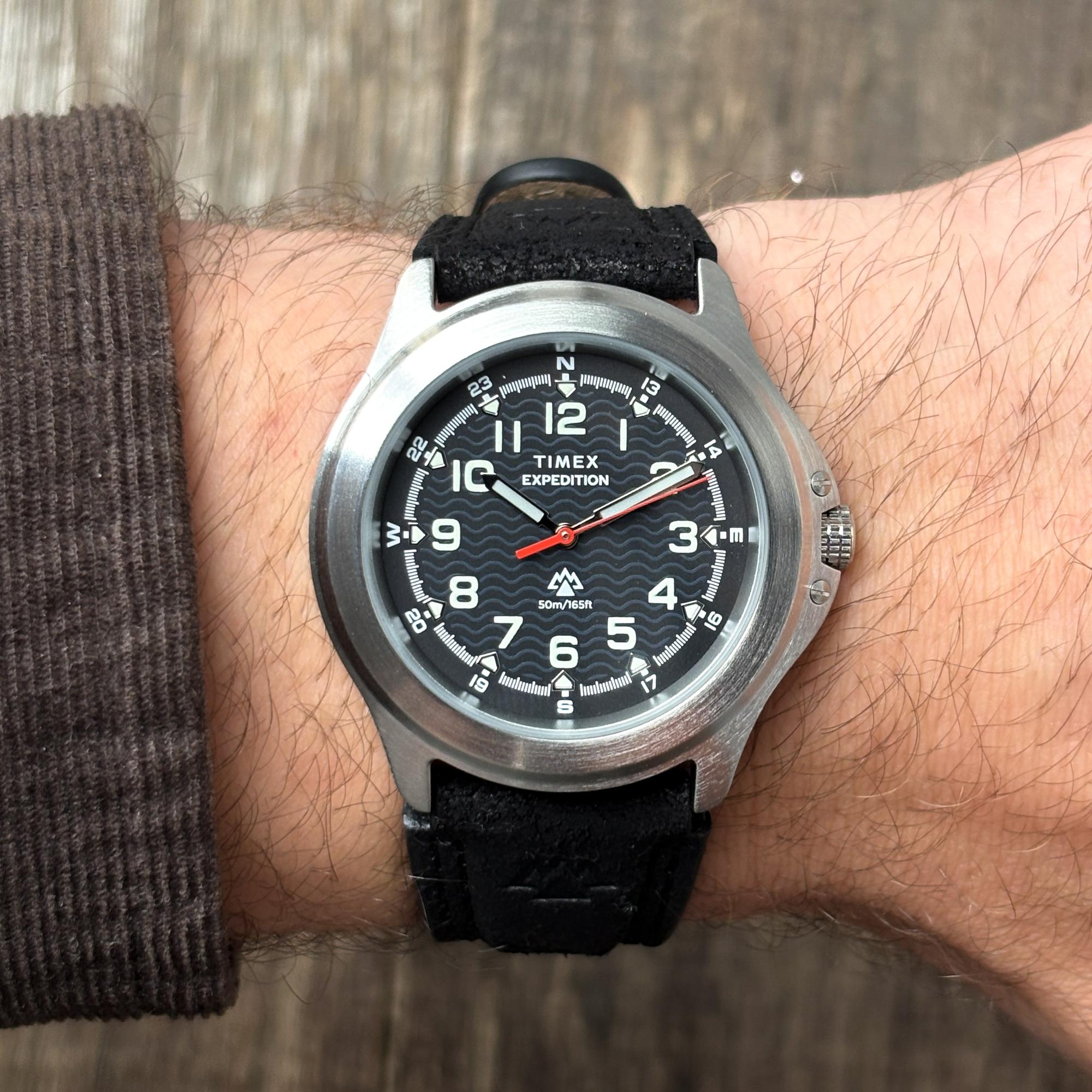 Timex TW4B35600 zegarek męski Expedition srebrny