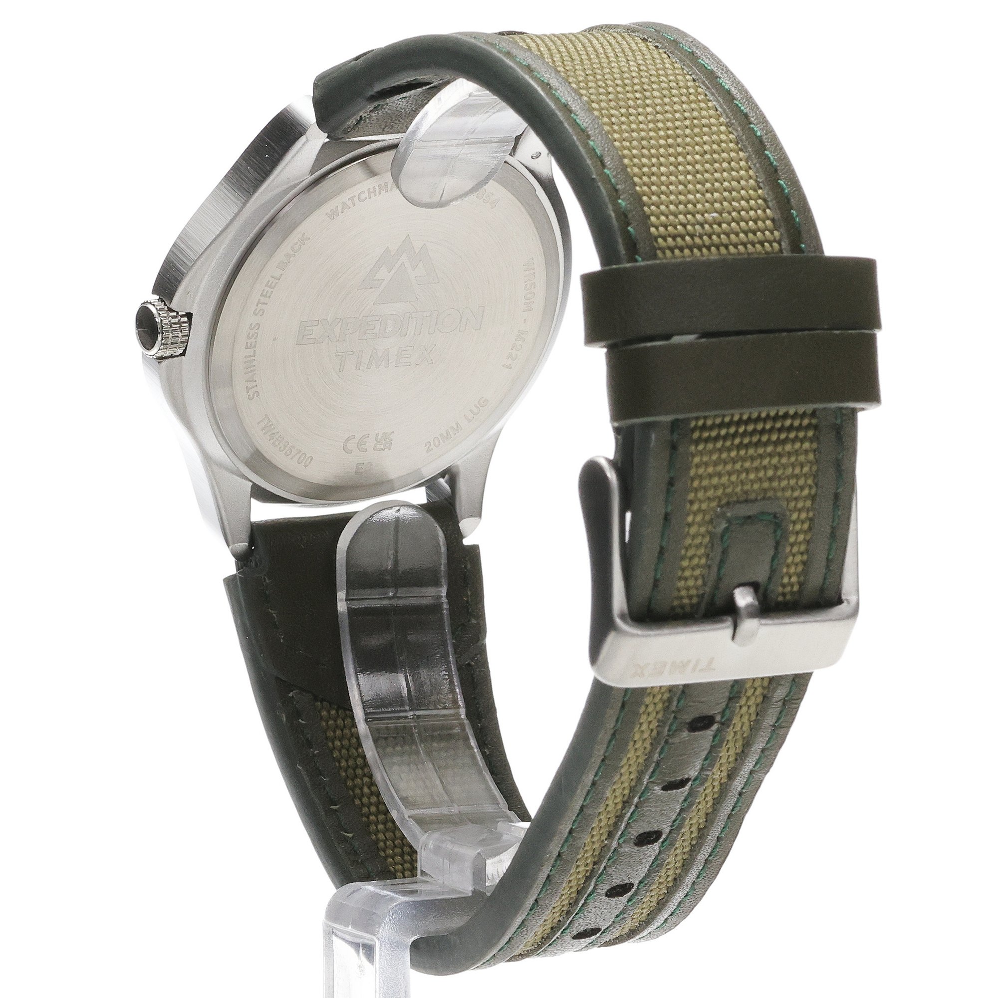 Timex TW4B35700 North Field Expedition sportowy zegarek srebrny