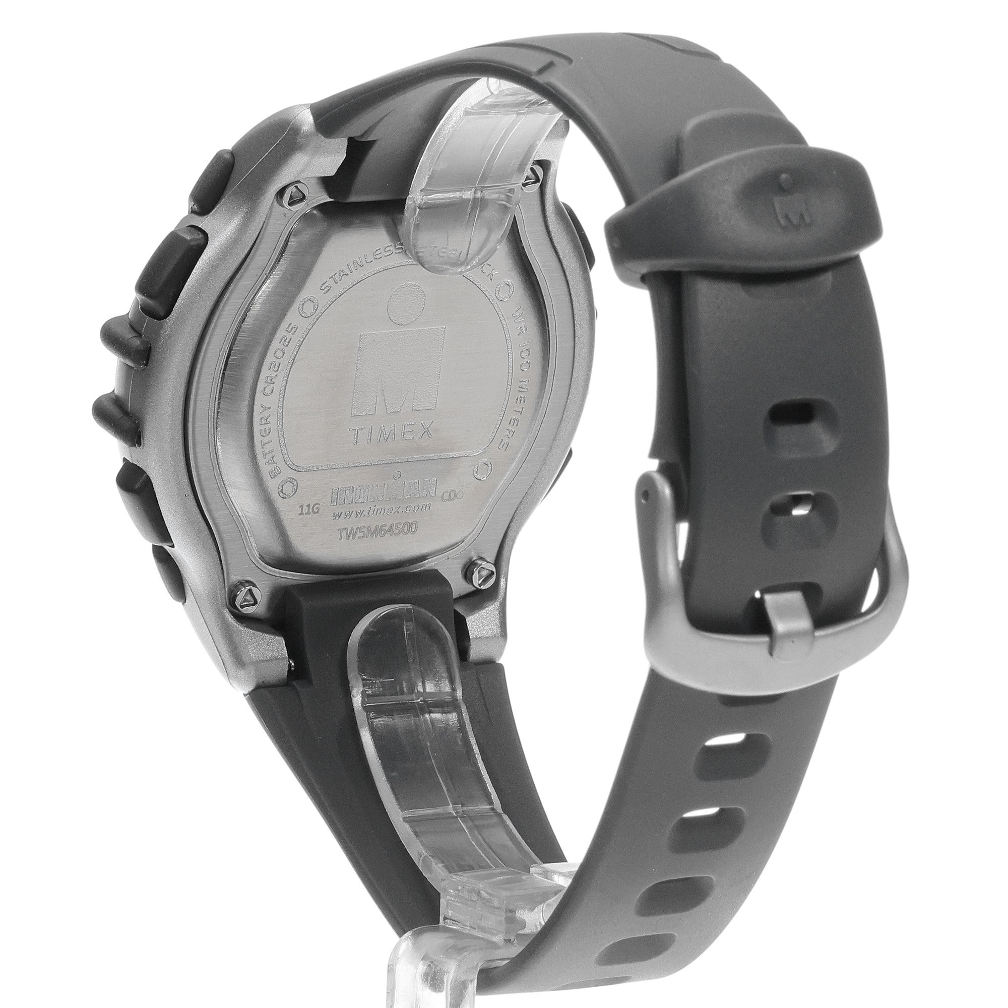 Timex TW5M64500 TIMEX IRONMAN Classic 10 44mm PU Strap Ironman sportowy zegarek czarny - miniatura 4