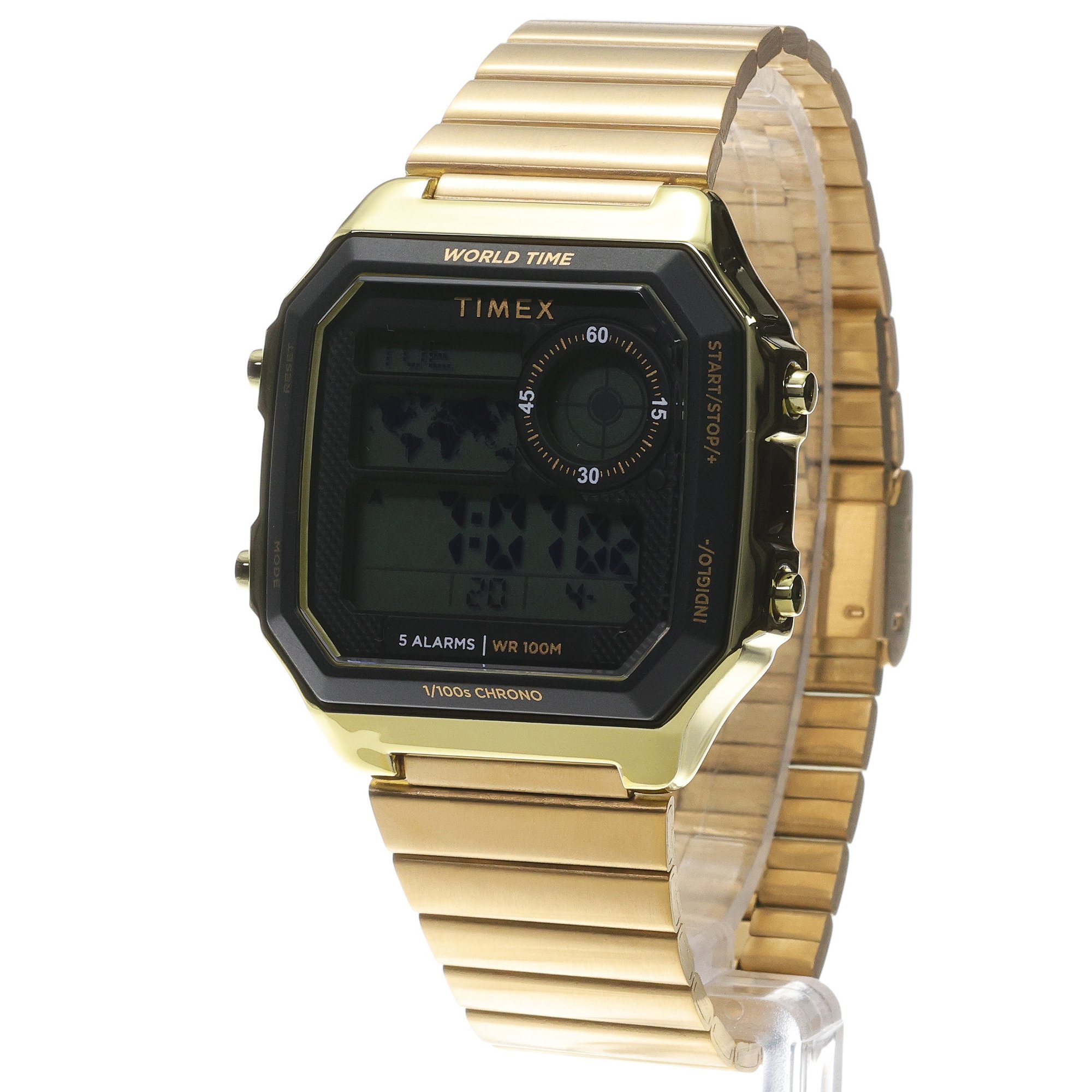 Timex TW5M69000 Main Street Main Street Classic Digital World Time 40mm zegarek męski sportowy akrylowe - miniatura 2